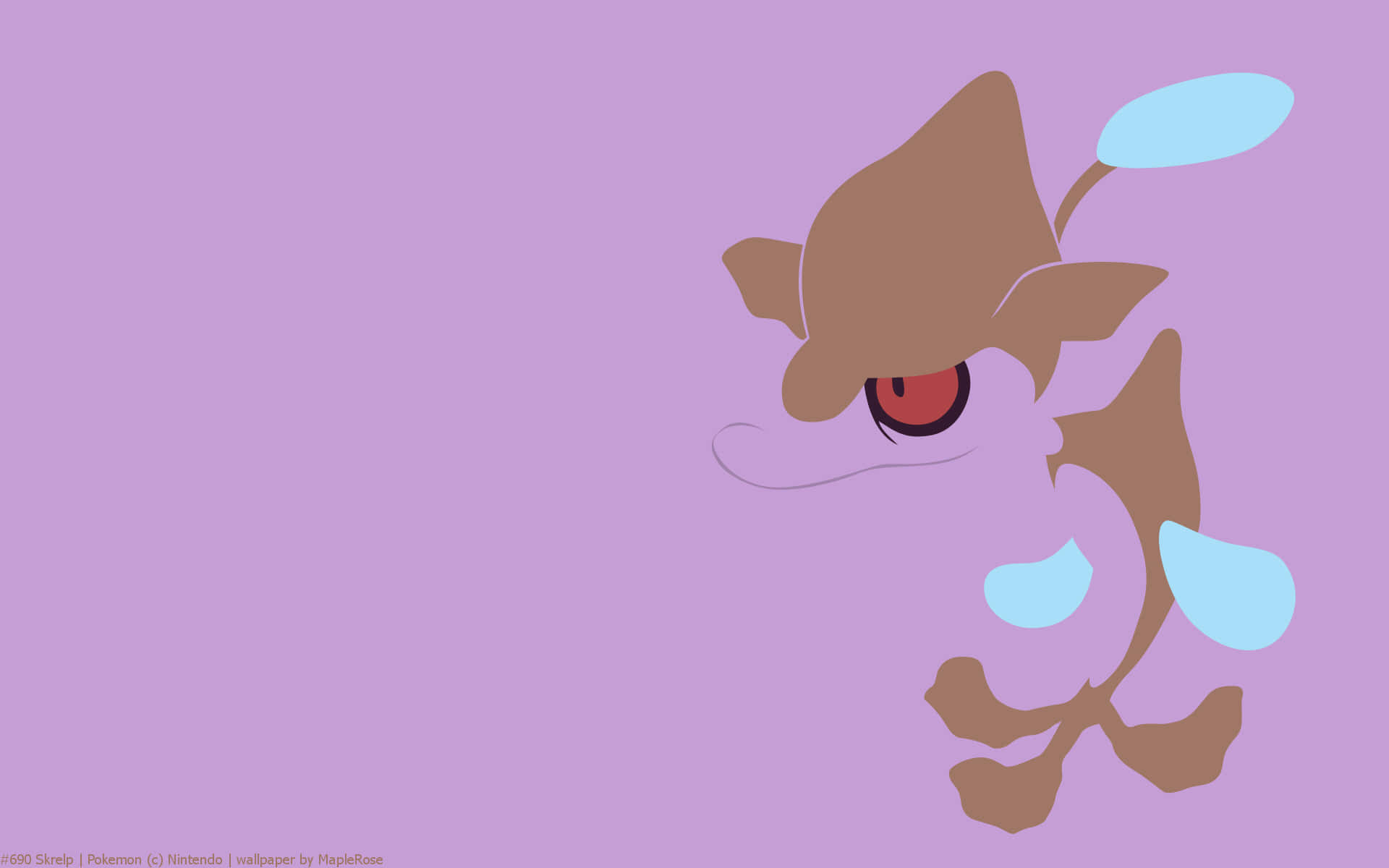 Skrelp, pastel purple background, lavender background, Full HD Desktop Wallpaper