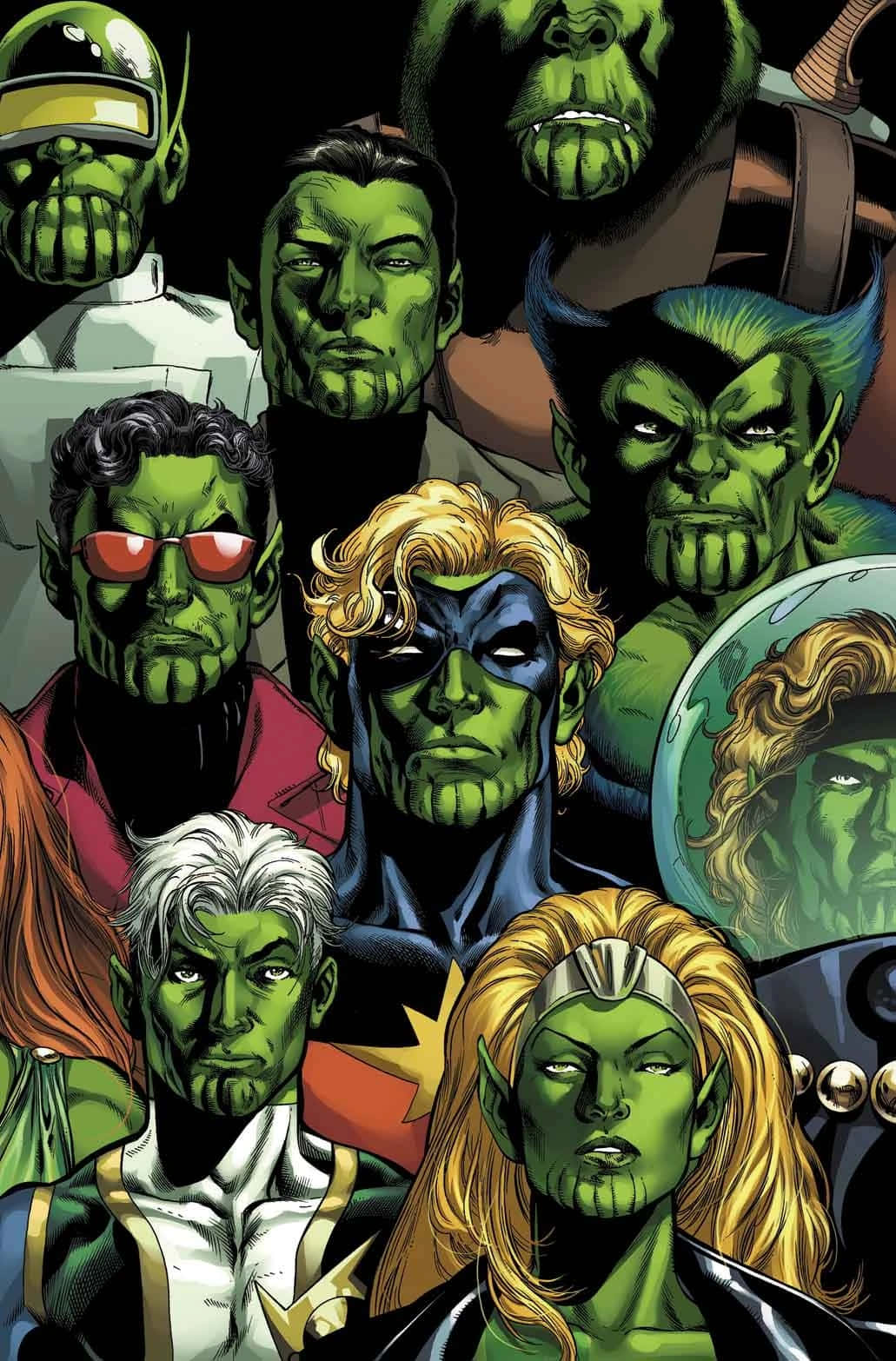 Skrulls, green-skinned, superheroes, HD Phone Wallpaper