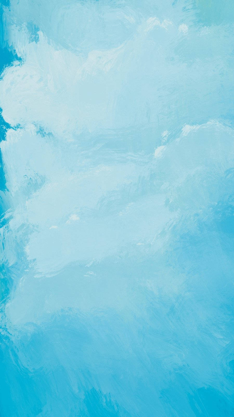 Sky Blue Art, blue, white, HD Phone Wallpaper
