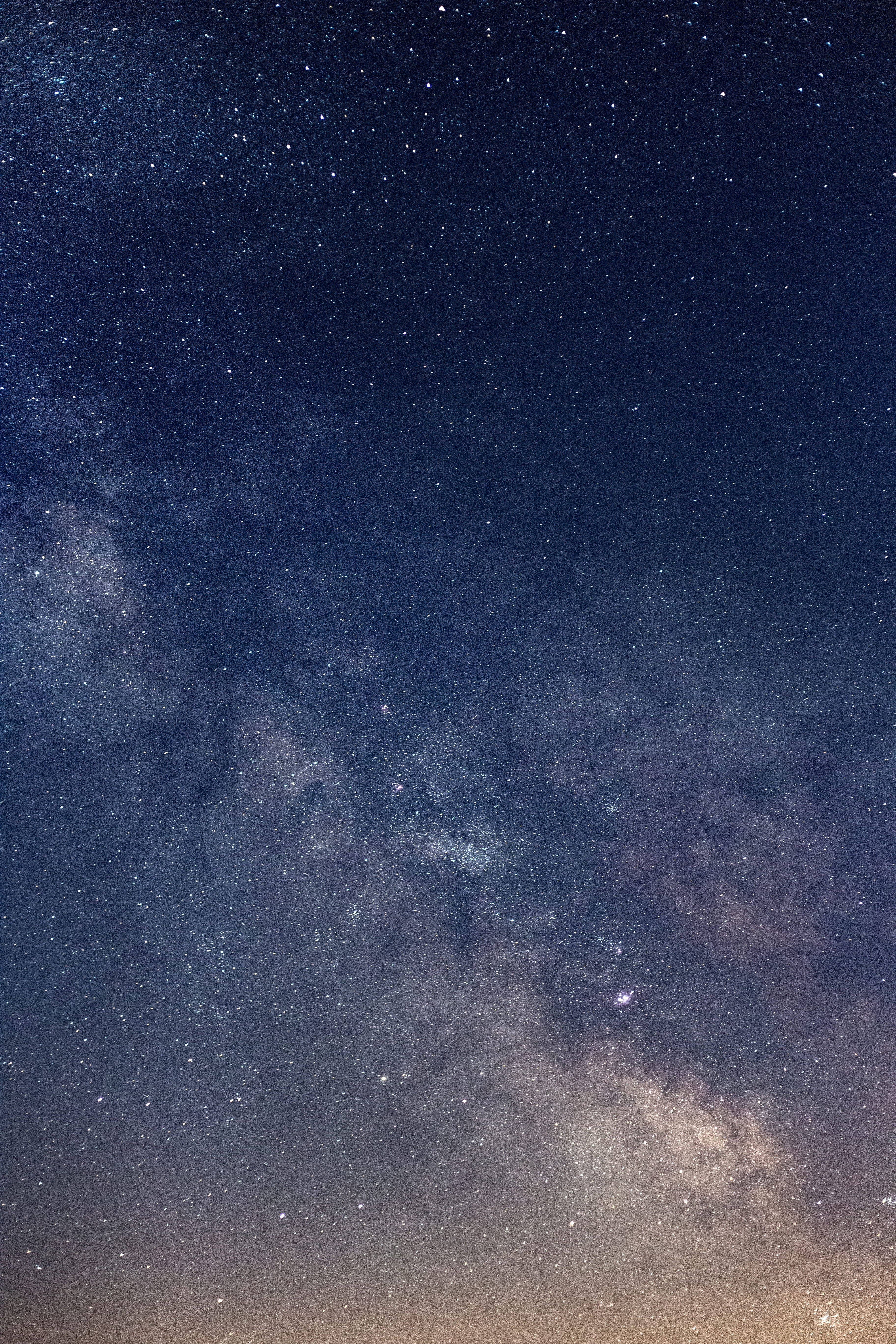 Milky Way galaxy, deep indigo night sky, countless stars, 5K Phone Wallpaper