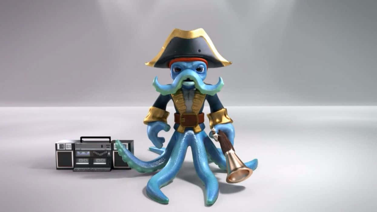 Skylanders, Magic Element, blue octopus pirate, SD Desktop Wallpaper