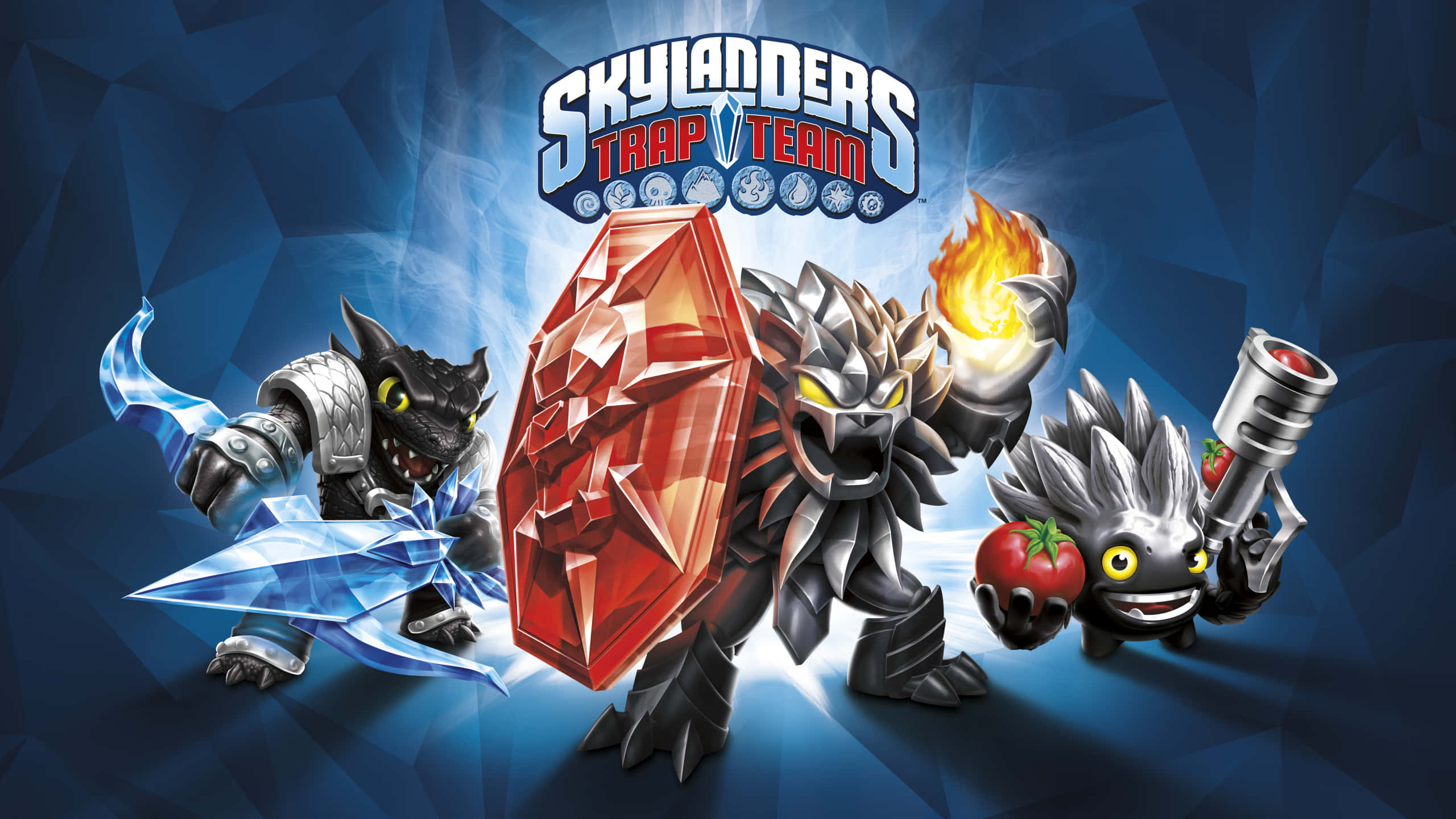 Skylanders, ice powers, fire powers, 2K Desktop Wallpaper