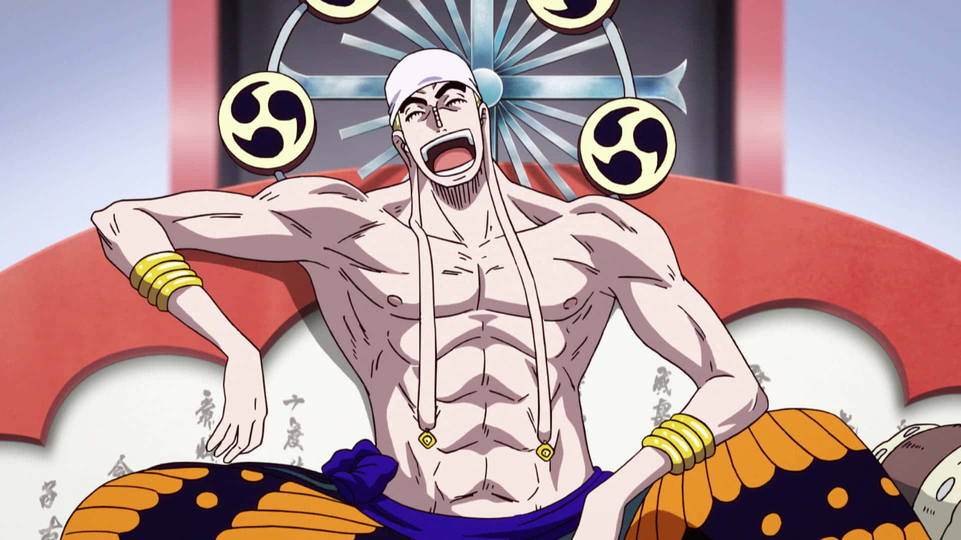 Skypiea, anime man, white headband, Full HD Desktop Wallpaper