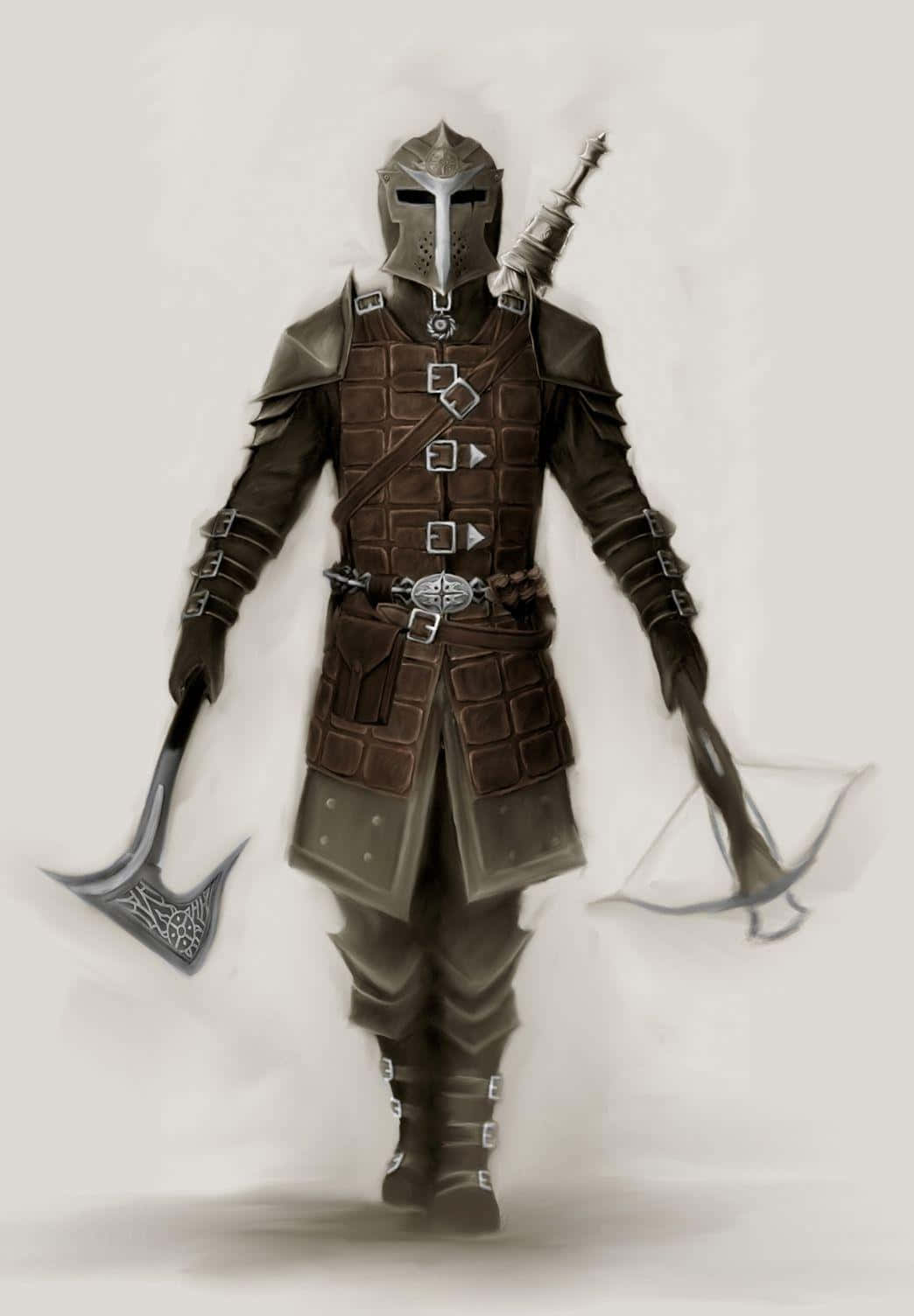 Skyrim Dawnguard, knight, dark armor, HD Phone Wallpaper