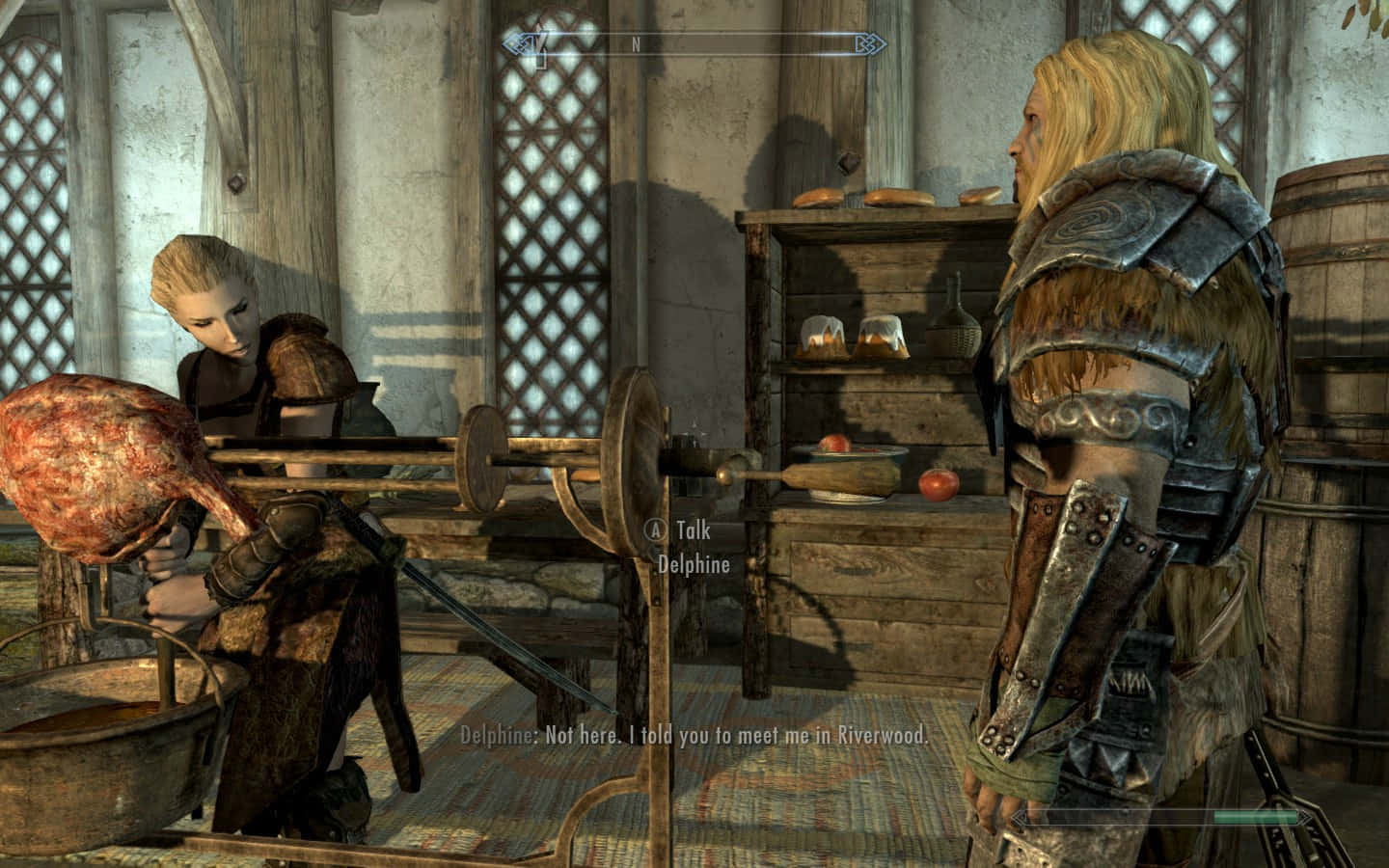 Delphine, Skyrim, Blade, HD Desktop Wallpaper