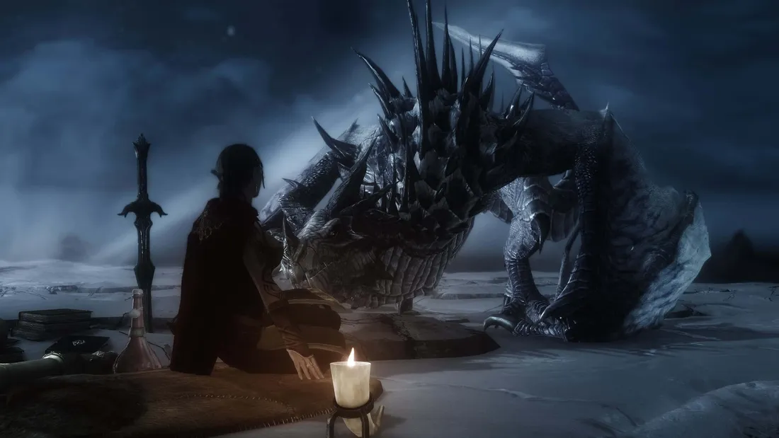 Skyrim Paarthurnax