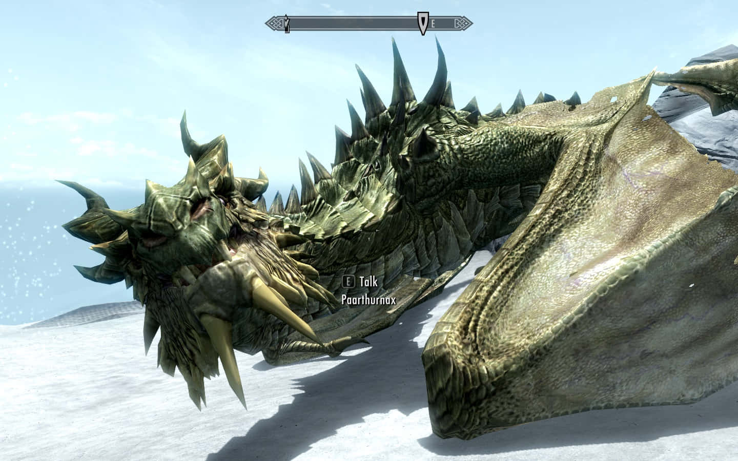 Paarthurnax, Skyrim, word wall, HD Desktop Wallpaper