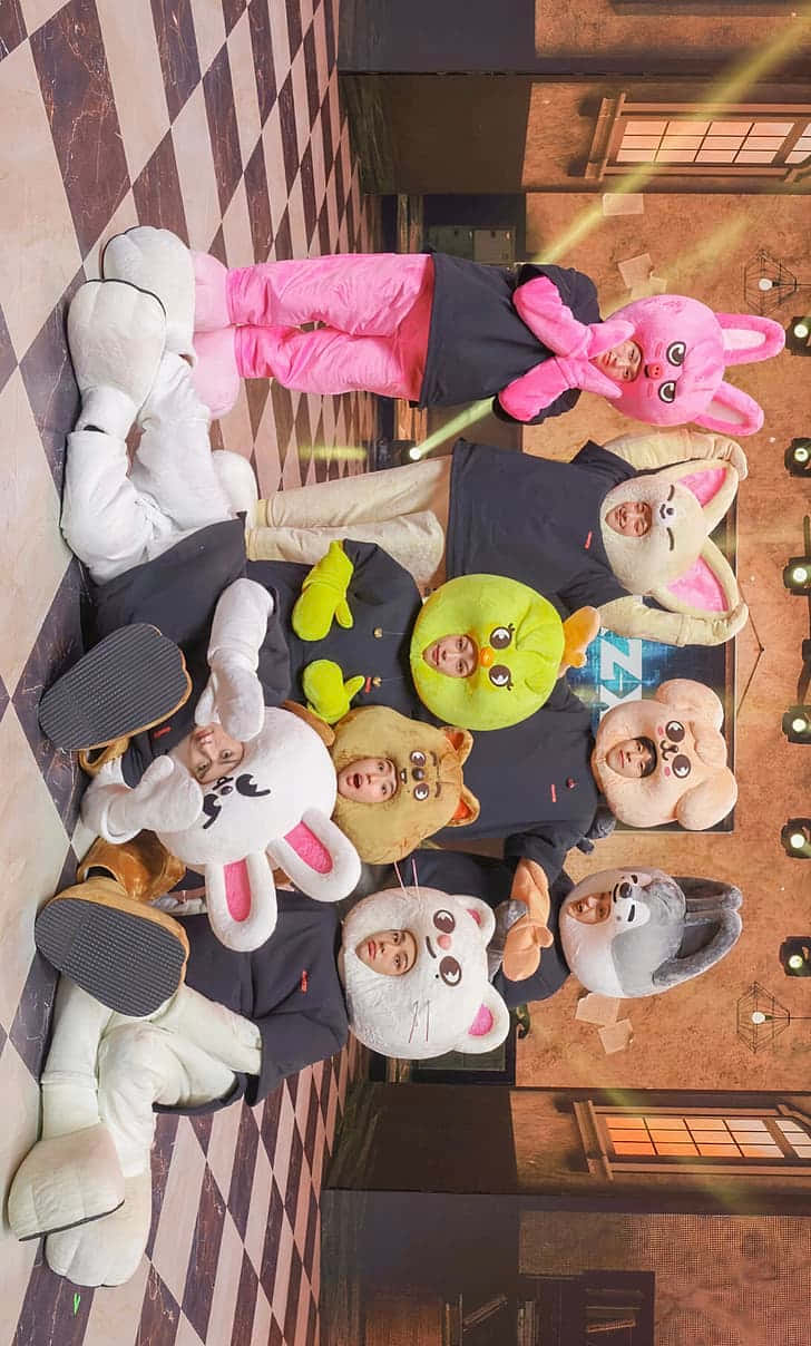 Skzoo, characters, group photo, SD Phone Wallpaper