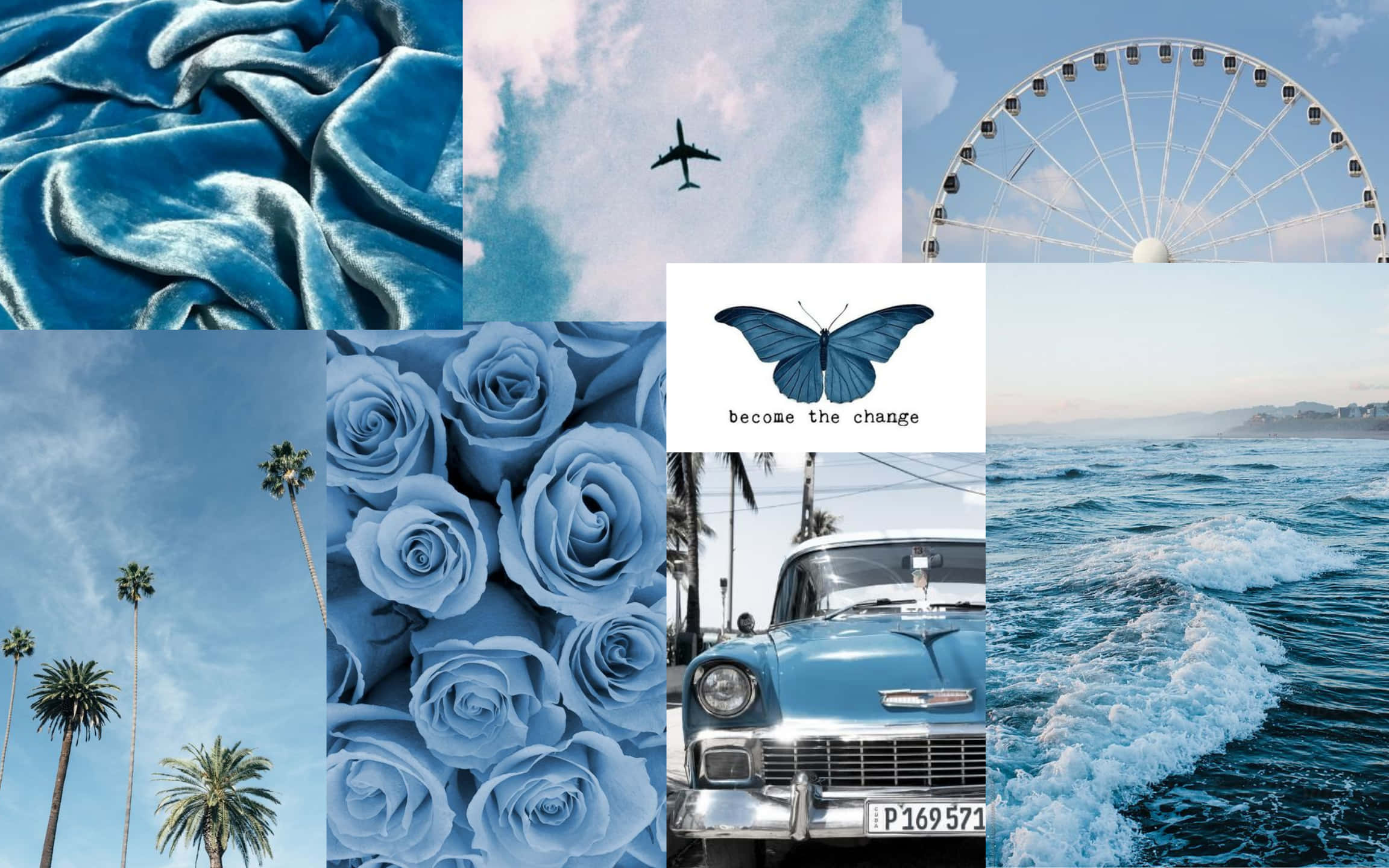 Slate Blue, 2304 x 1440, velvet fabric roses, Full HD Desktop Wallpaper