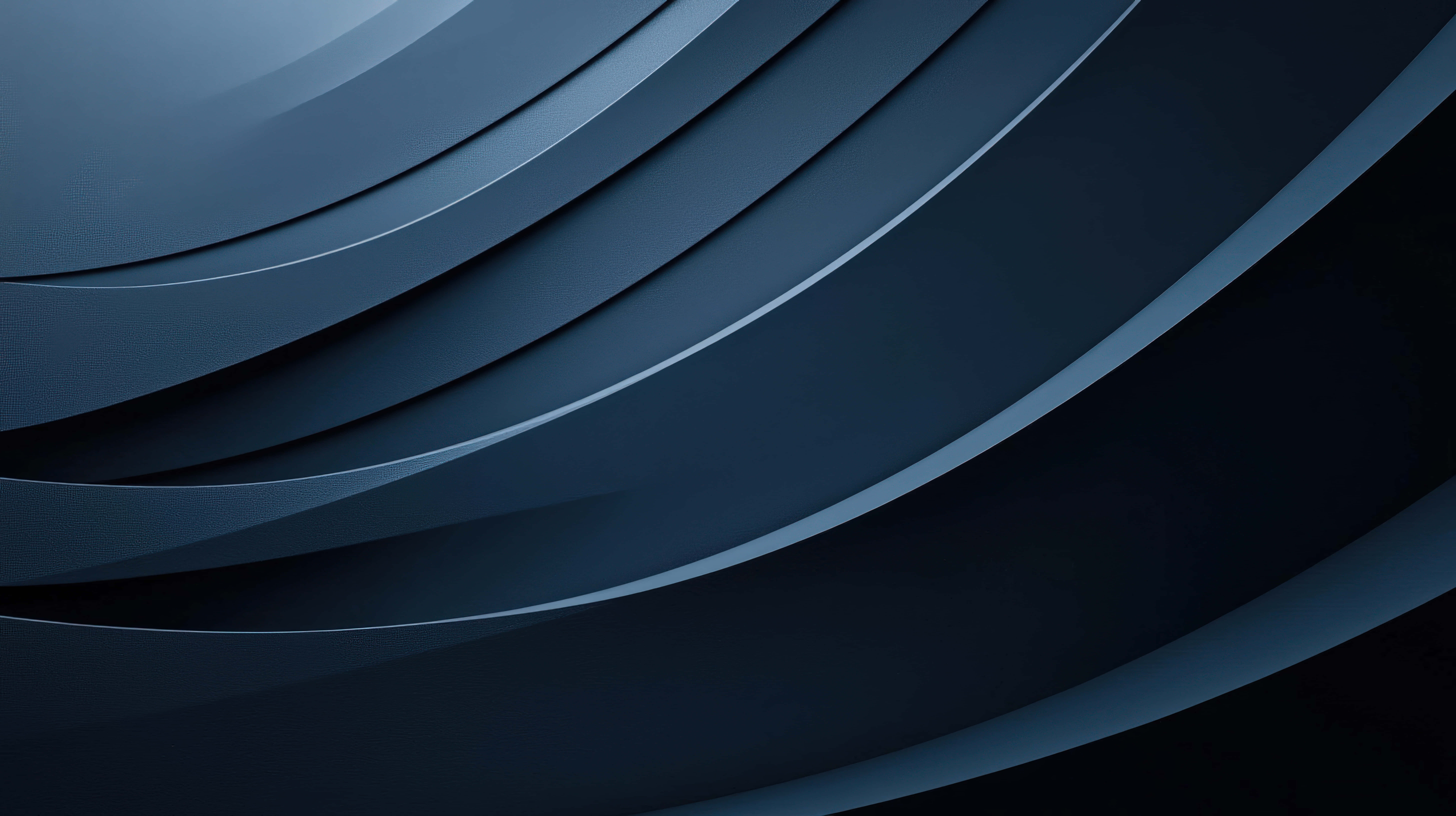 dark blue, smooth curved ribbons, diagonally, 8K Desktop Wallpaper