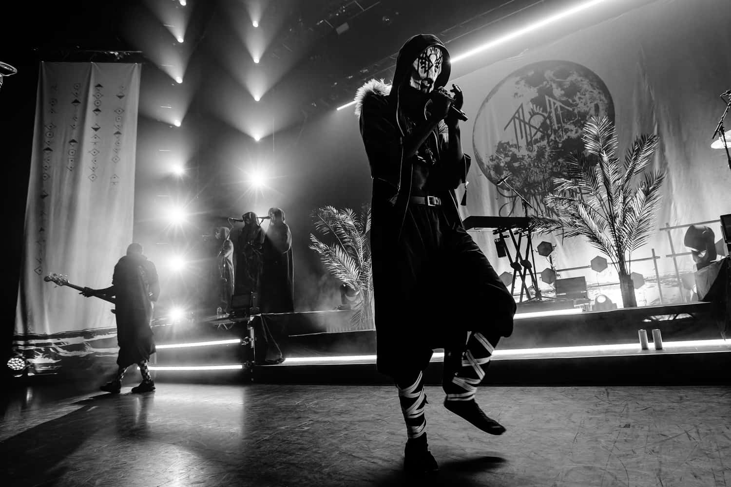 Sleep Token, masked performer, long coat, HD Desktop Wallpaper
