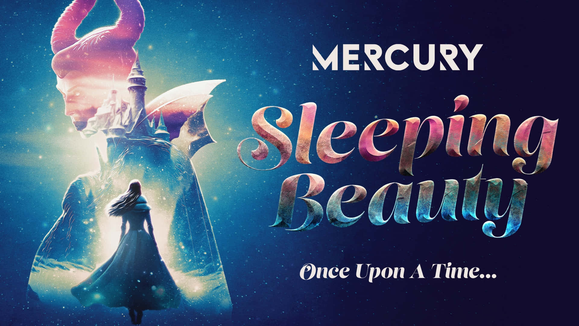 Sleeping Beauty, enchanted forest, glowing castle, Full HD Desktop Wallpaper