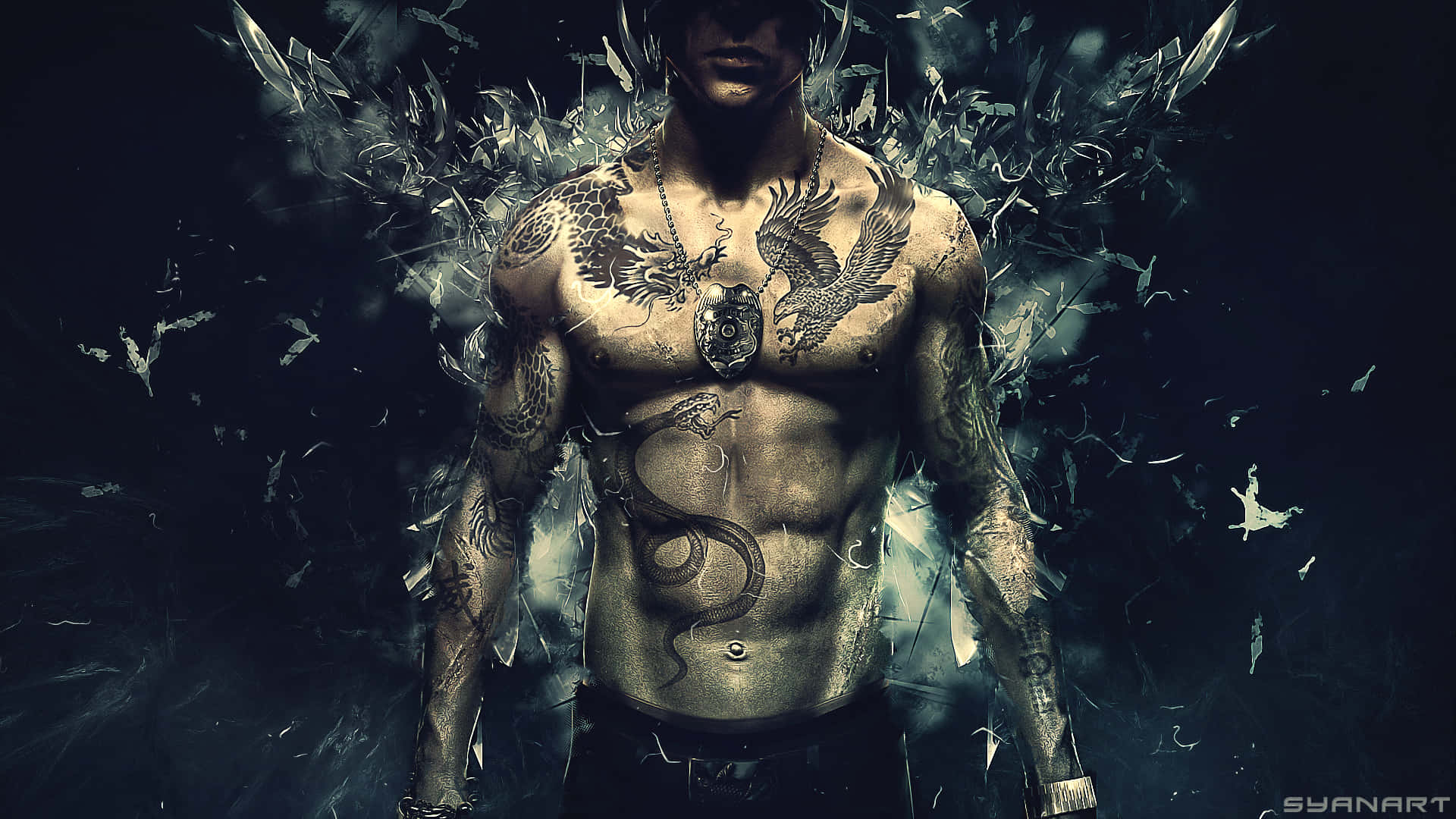 Sleeping Dogs 2, dragon, phoenix, Full HD Desktop Wallpaper
