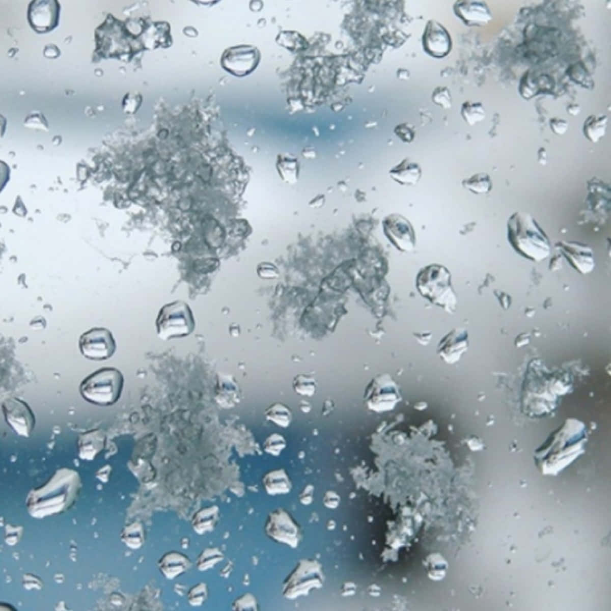 Sleet, glass, raindrops, SD Desktop Wallpaper
