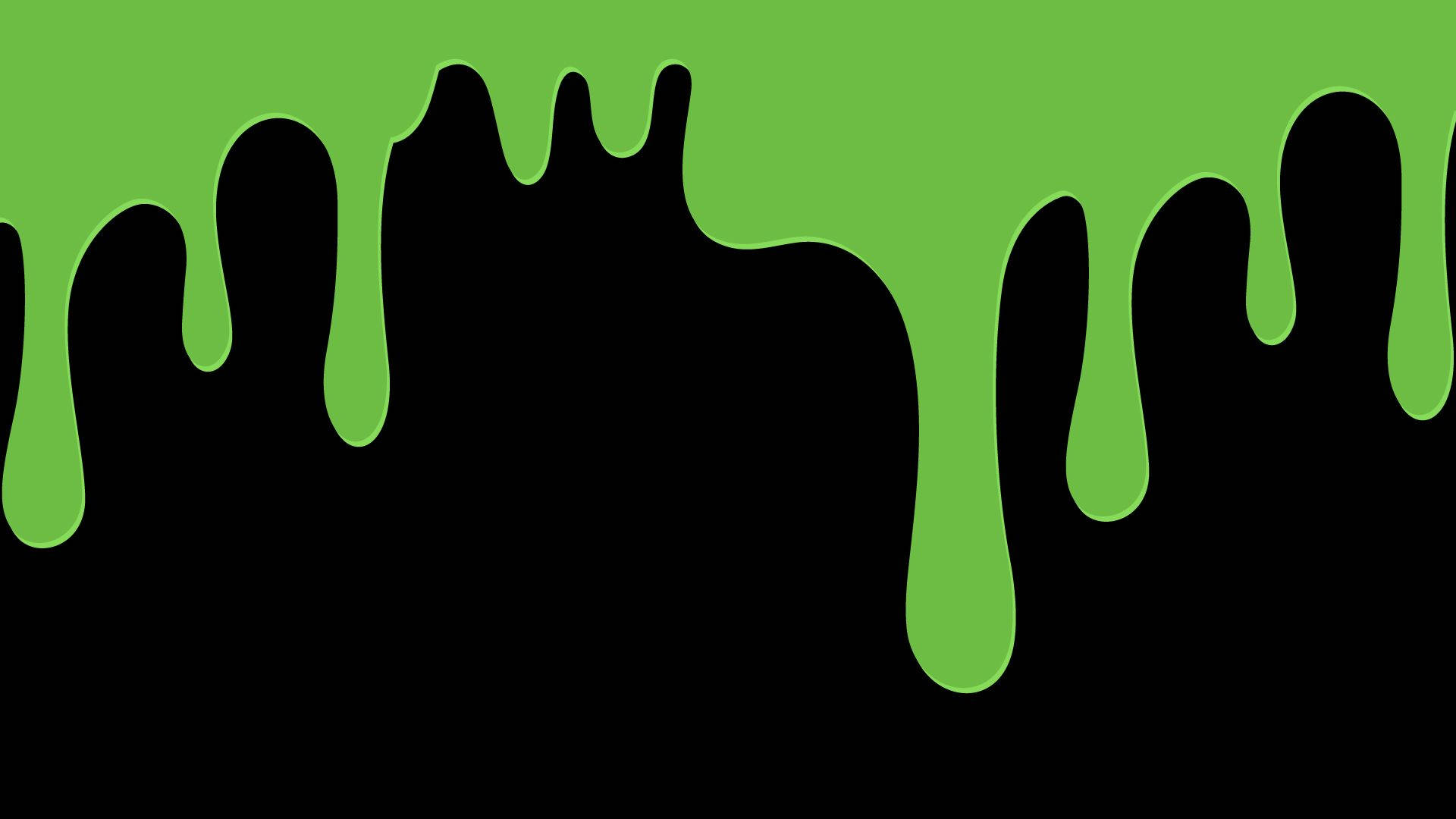 lime green, slime drip, black background, Full HD Desktop Wallpaper