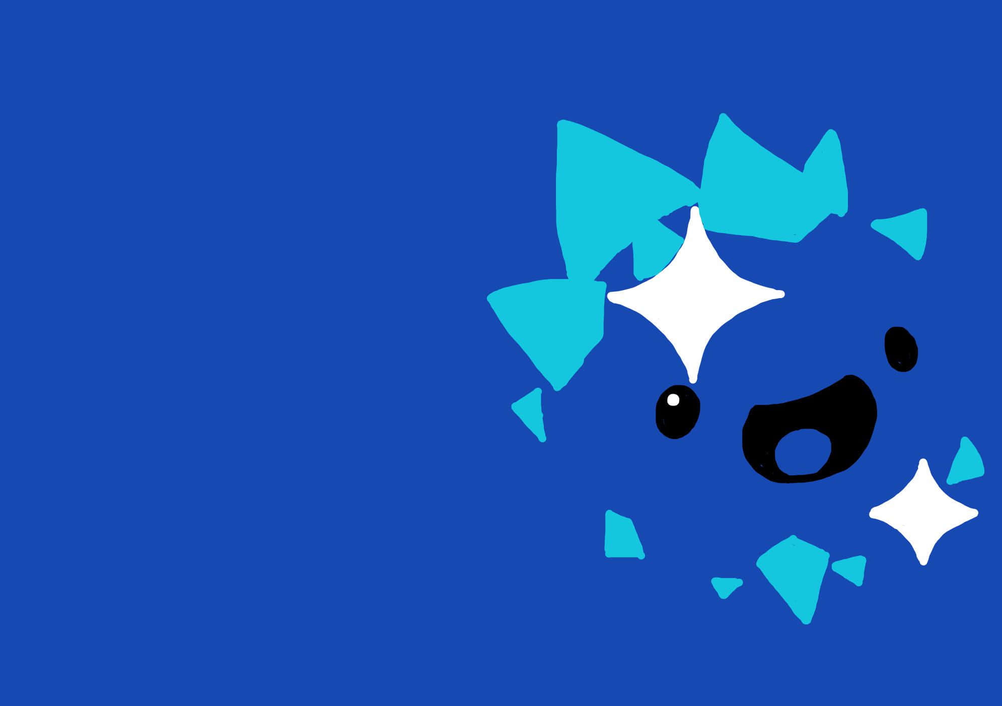 Slime Rancher, blue cartoon character, bow, Full HD Desktop Wallpaper