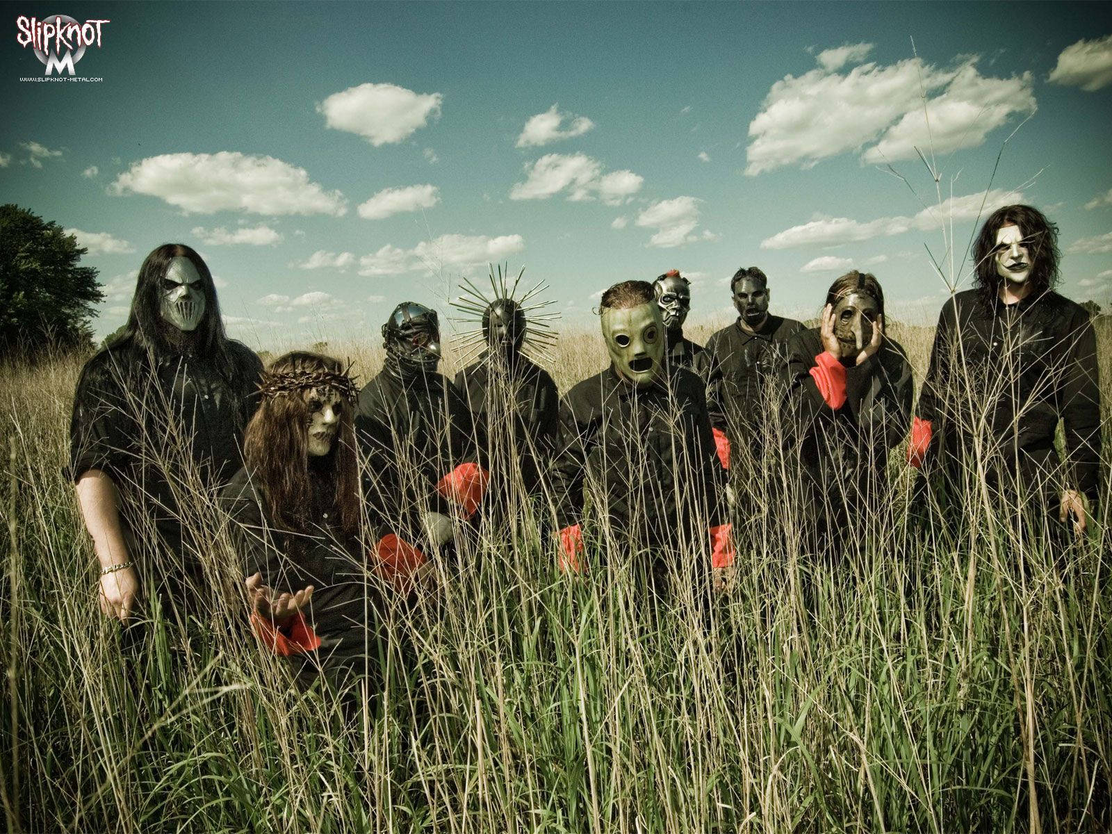 Slipknot, masks, black outfits, HD Desktop Wallpaper