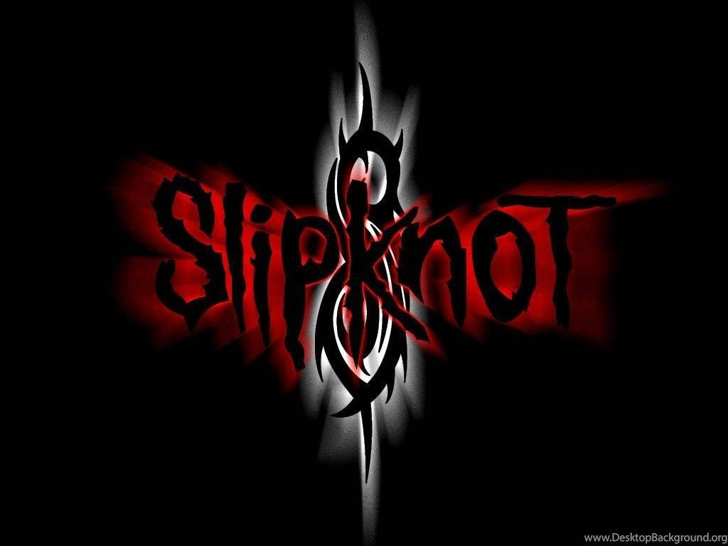 Slipknot, fiery red, stark white, SD Desktop Wallpaper