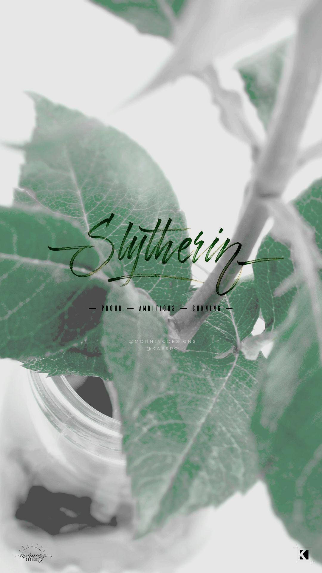 Slytherin, green, leaves, Full HD Phone Wallpaper