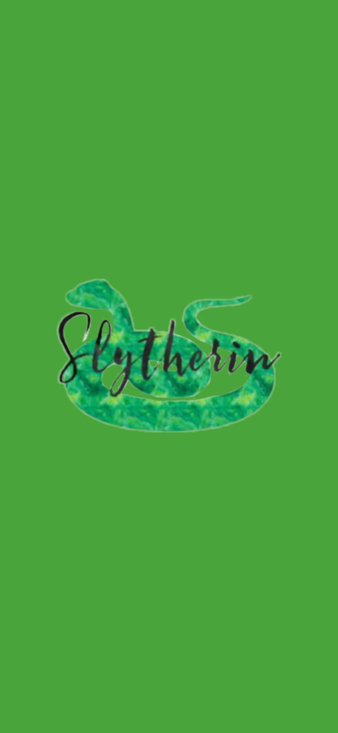 Slytherin, green snake, textured scales, Full HD Phone Wallpaper