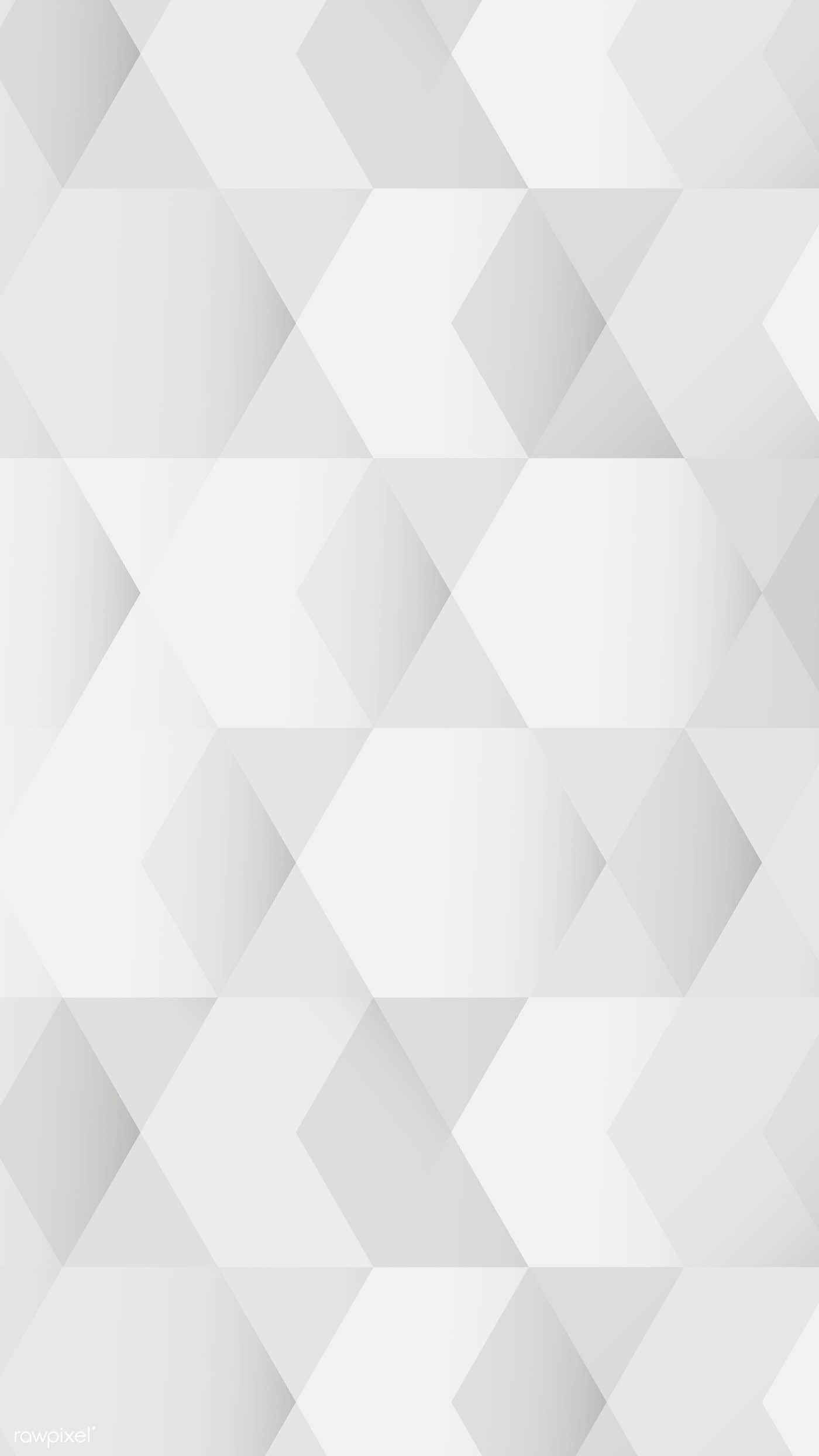 white phone, soft gray geometric triangles, modern abstract pattern, Full HD Phone Wallpaper