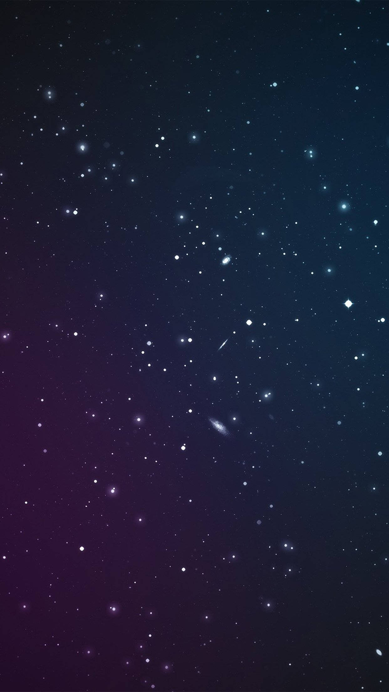 starry night sky, deep blue, purple, Full HD Phone Wallpaper