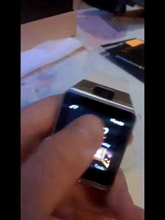 smartwatch, black, glowing screen, SD Phone Wallpaper