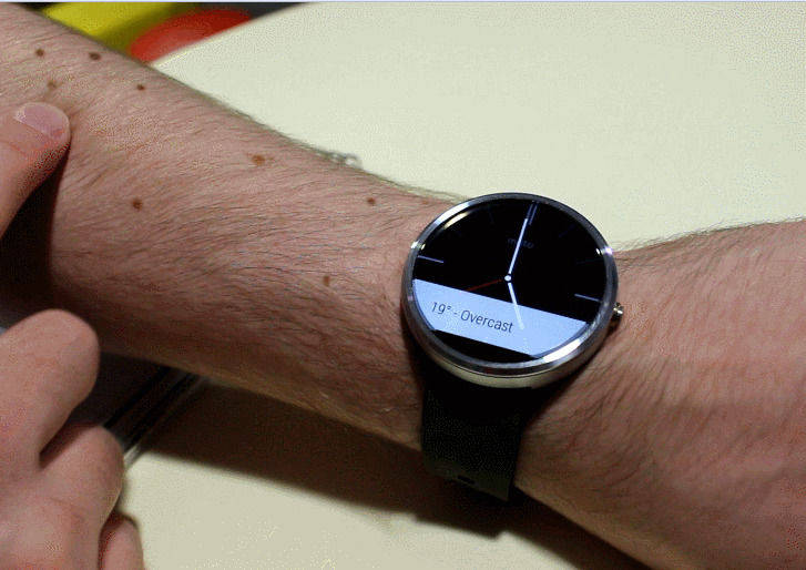 smartwatch, 19 degrees, overcast weather, SD Desktop Wallpaper