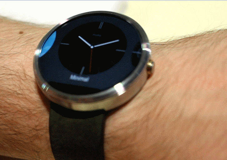 black face, silver bezel, hairy wrist, SD Desktop Wallpaper