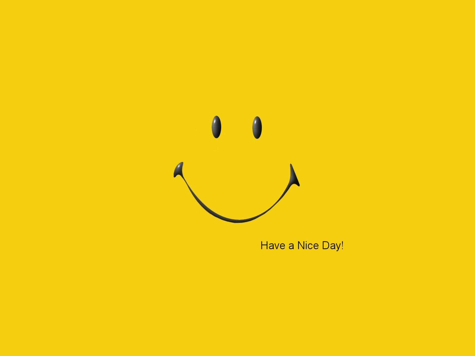 Smiley Face, black smiley face, two dots for eyes, HD Desktop Wallpaper