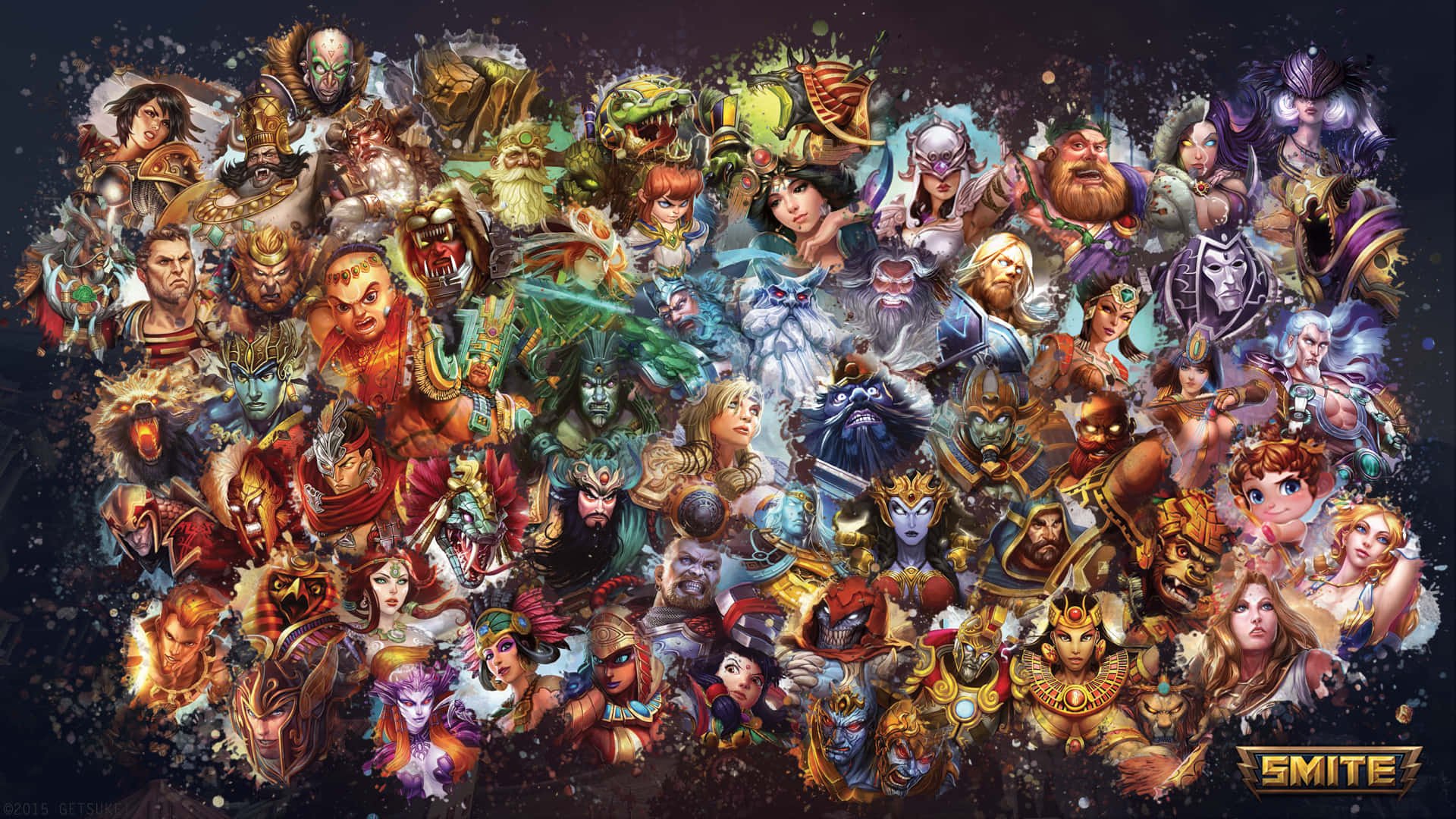 SMITE, fantasy characters, colorful armor, Full HD Desktop Wallpaper