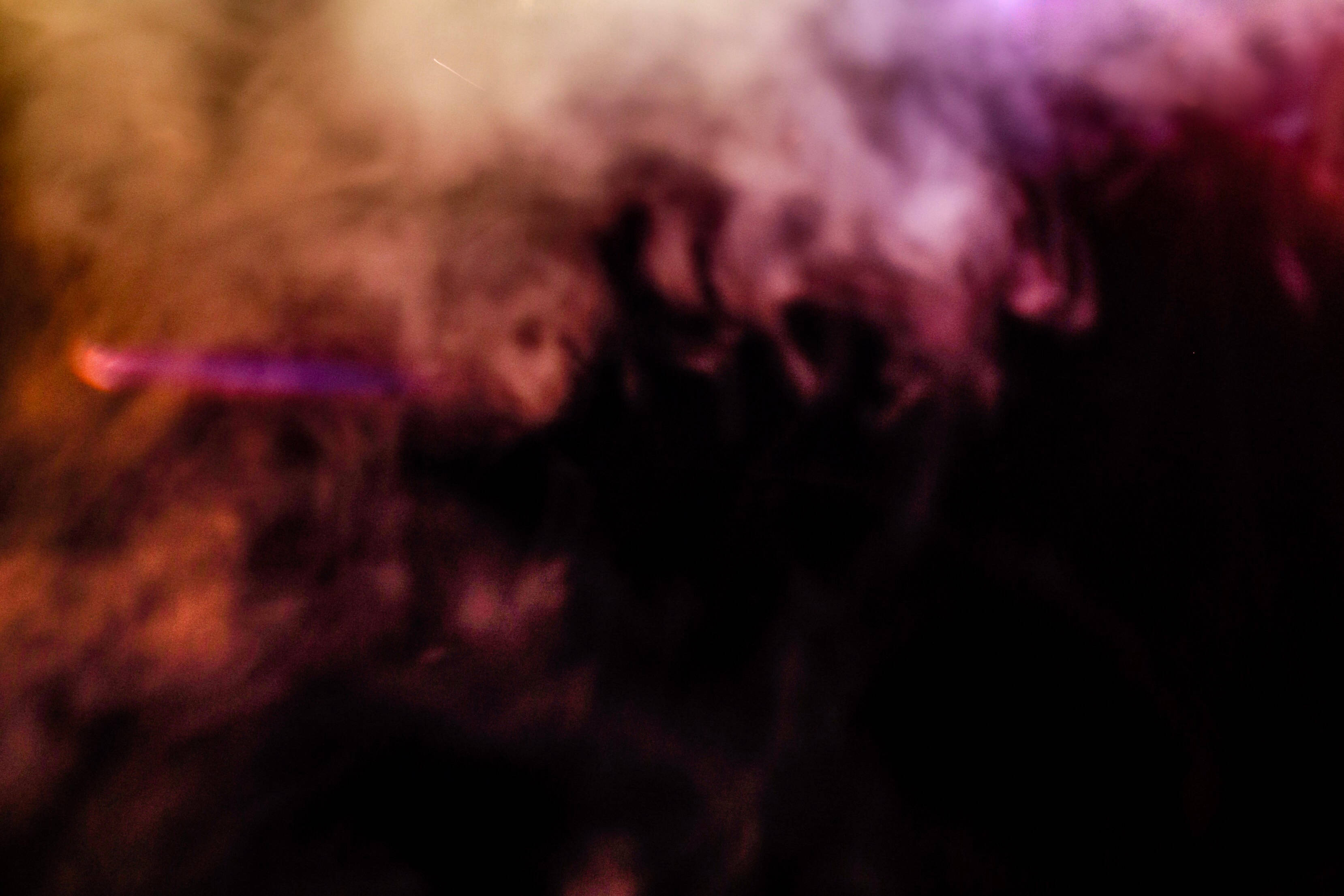 orange, red, black smoke, 2K Desktop Wallpaper