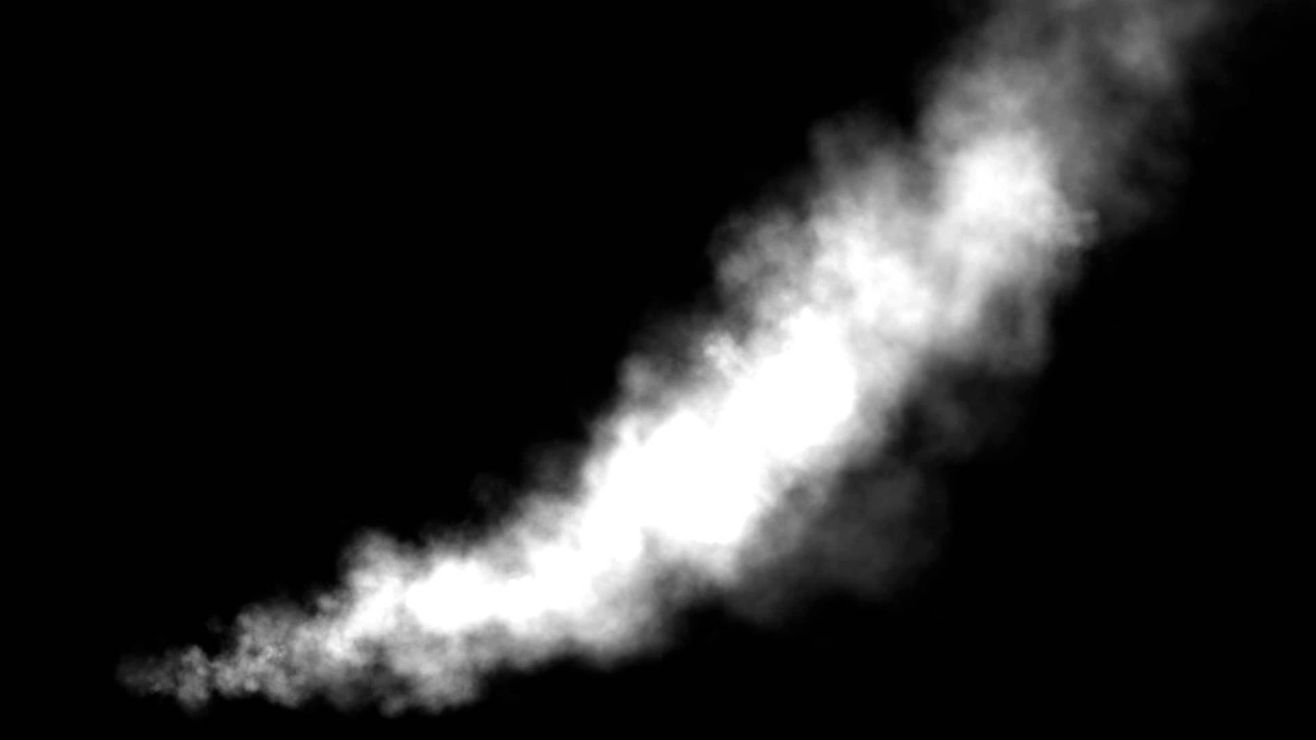 light white smoke, bright white smoke, stark black background, Full HD Desktop Wallpaper
