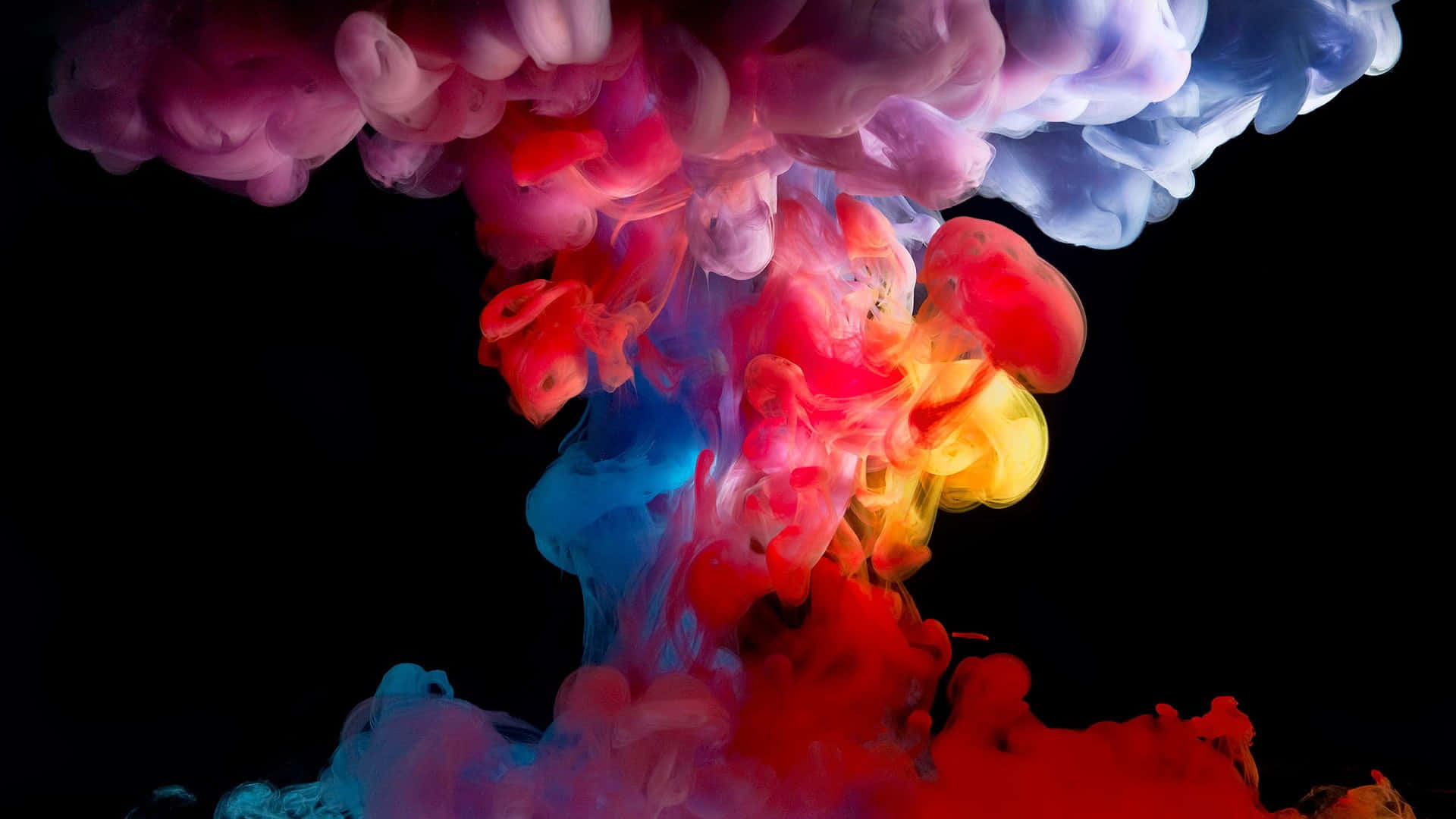 smoke tumblr, red, blue, Full HD Desktop Wallpaper