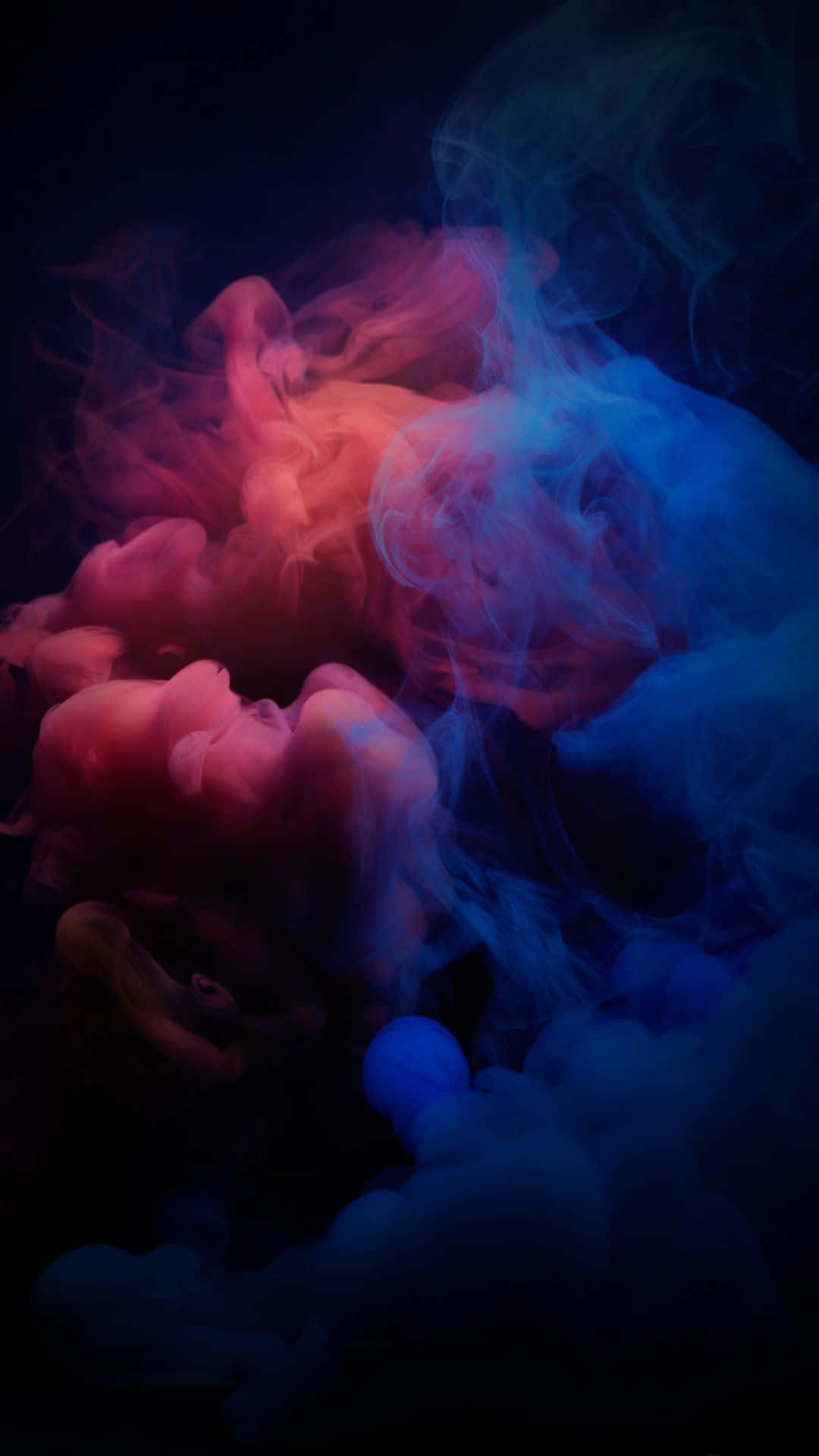 Smoke Tumblr, vibrant pink, blue ink, Full HD Phone Wallpaper