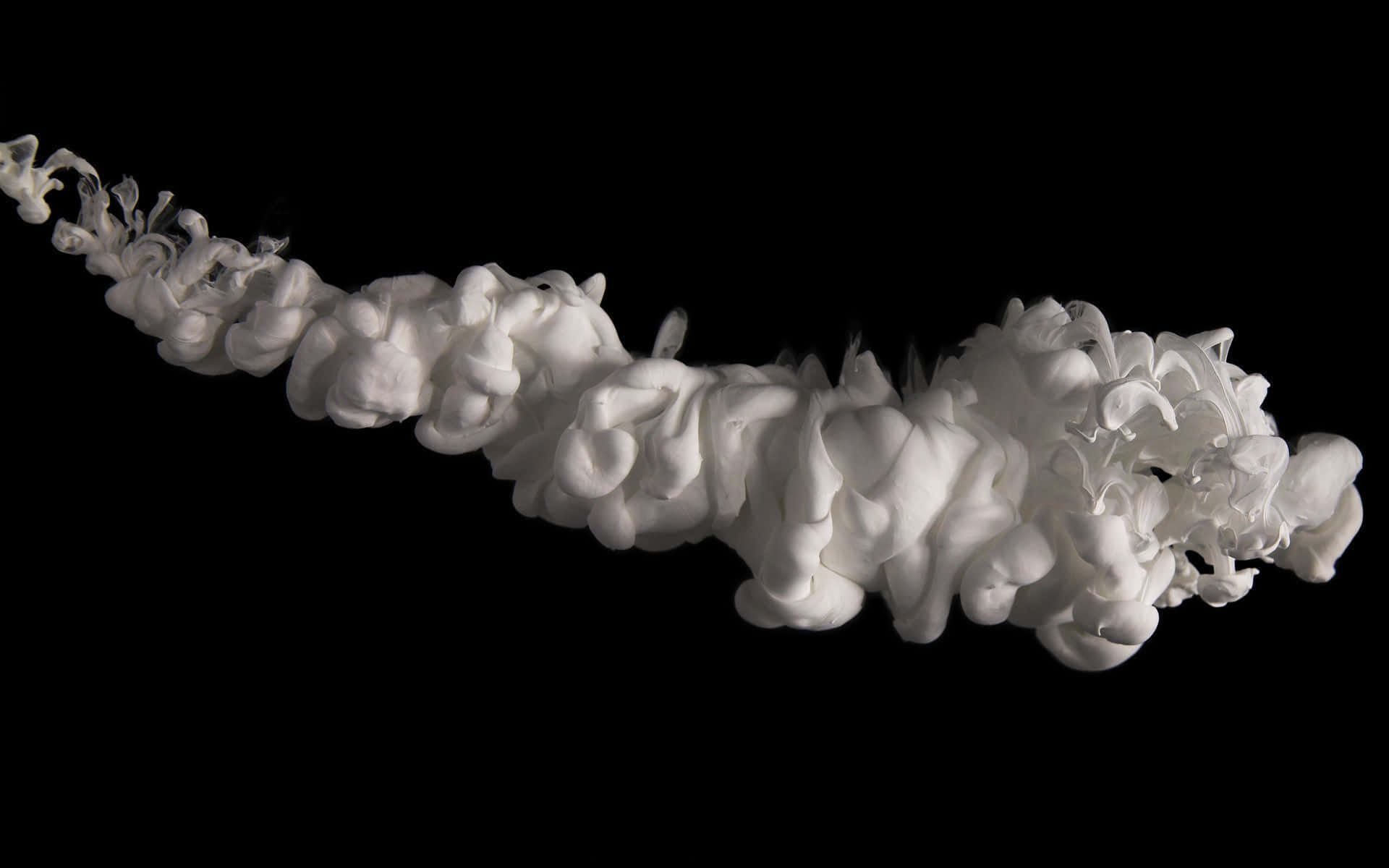 Smoke Tumblr, white ink, black background, Full HD Desktop Wallpaper