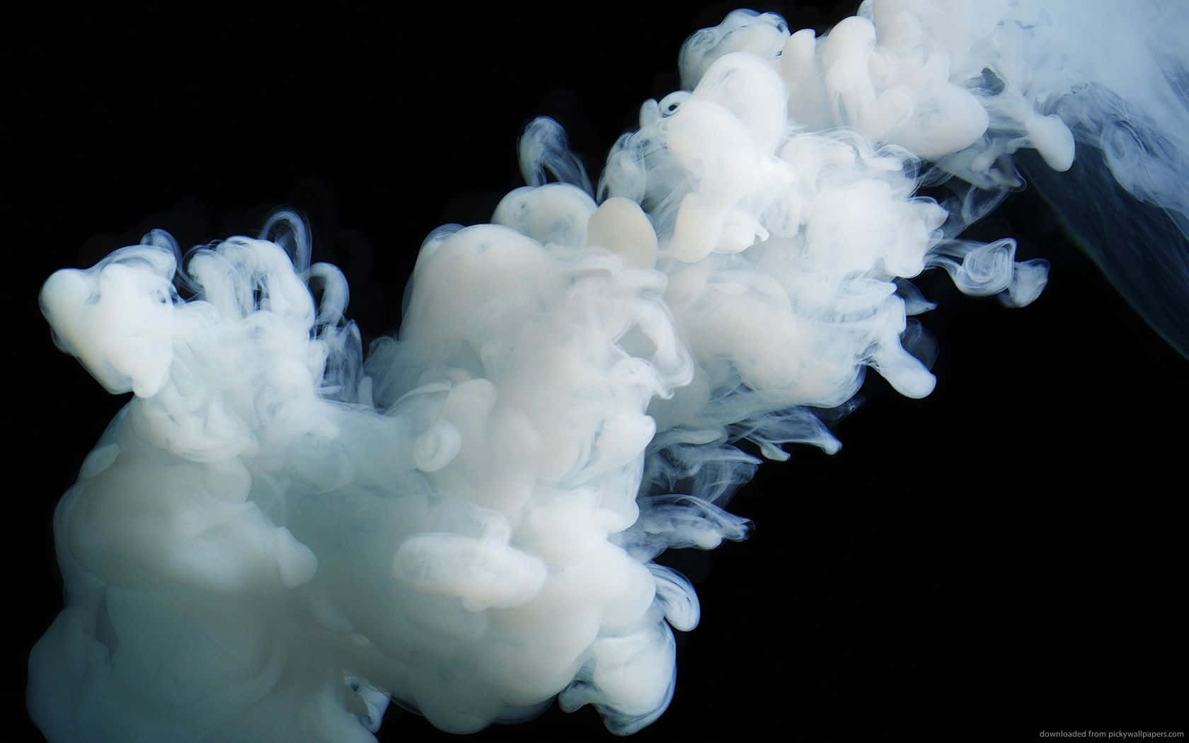 Smoke Tumblr, white ink, black background, HD Desktop Wallpaper