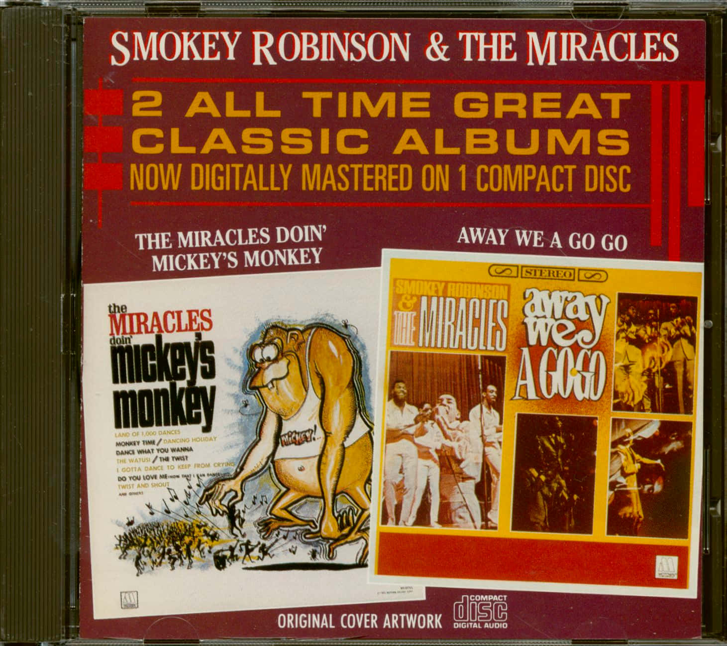 Smokey Robinson & The Miracles, classic albums, vintage CD cover, HD Desktop Wallpaper