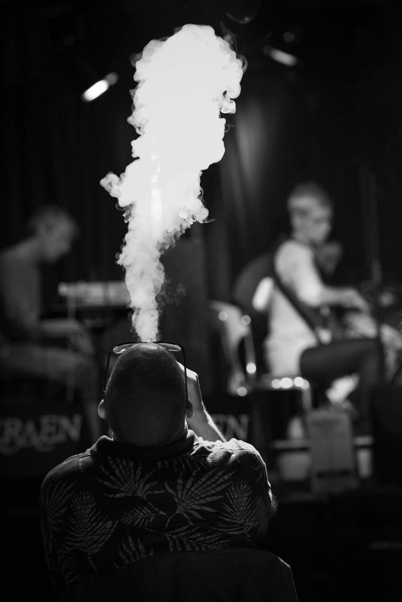 man, blunt, grayscale photo, Full HD Phone Wallpaper