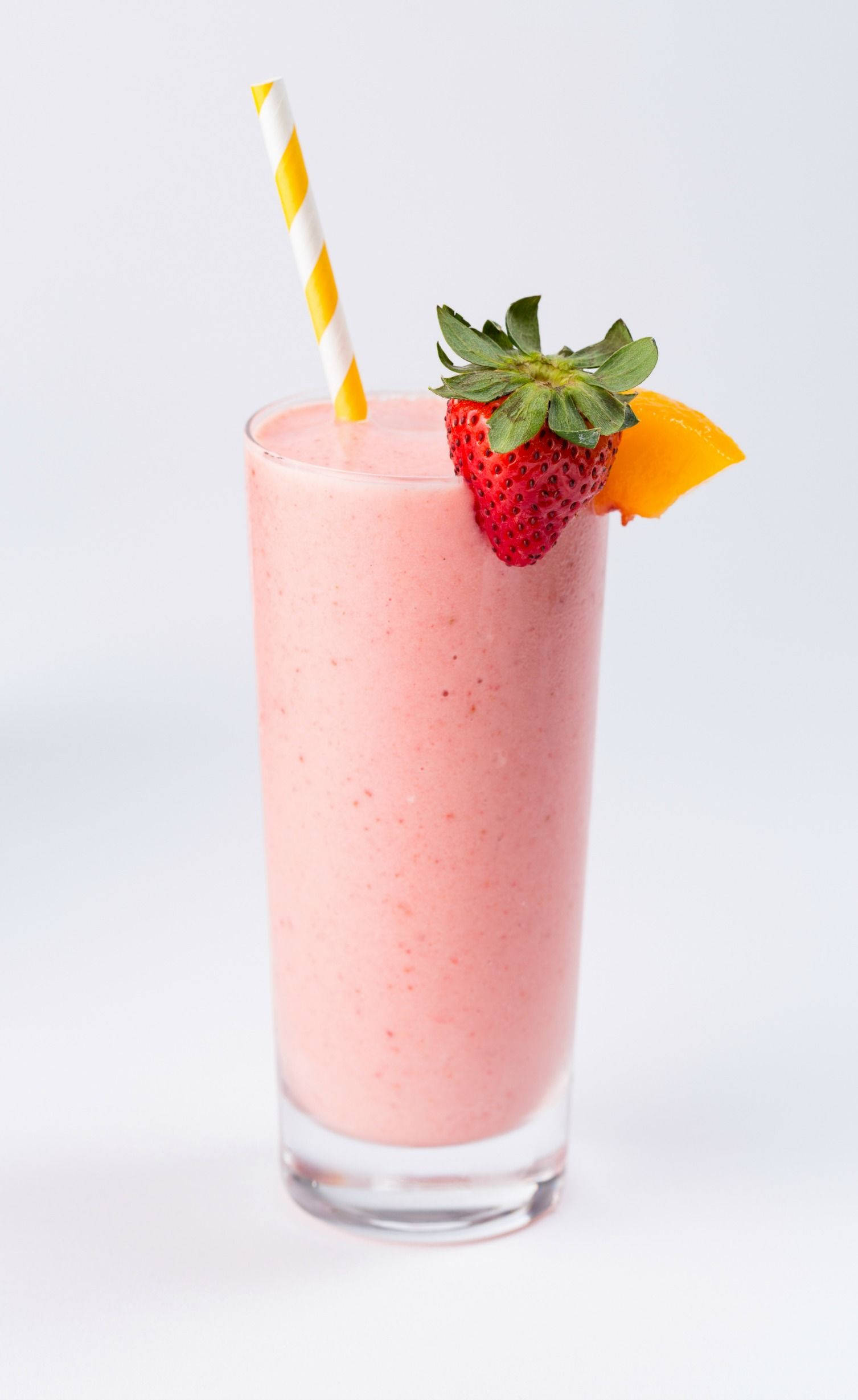 strawberry-orange smoothie, pink strawberry-orange smoothie, whole strawberry, Full HD Phone Wallpaper