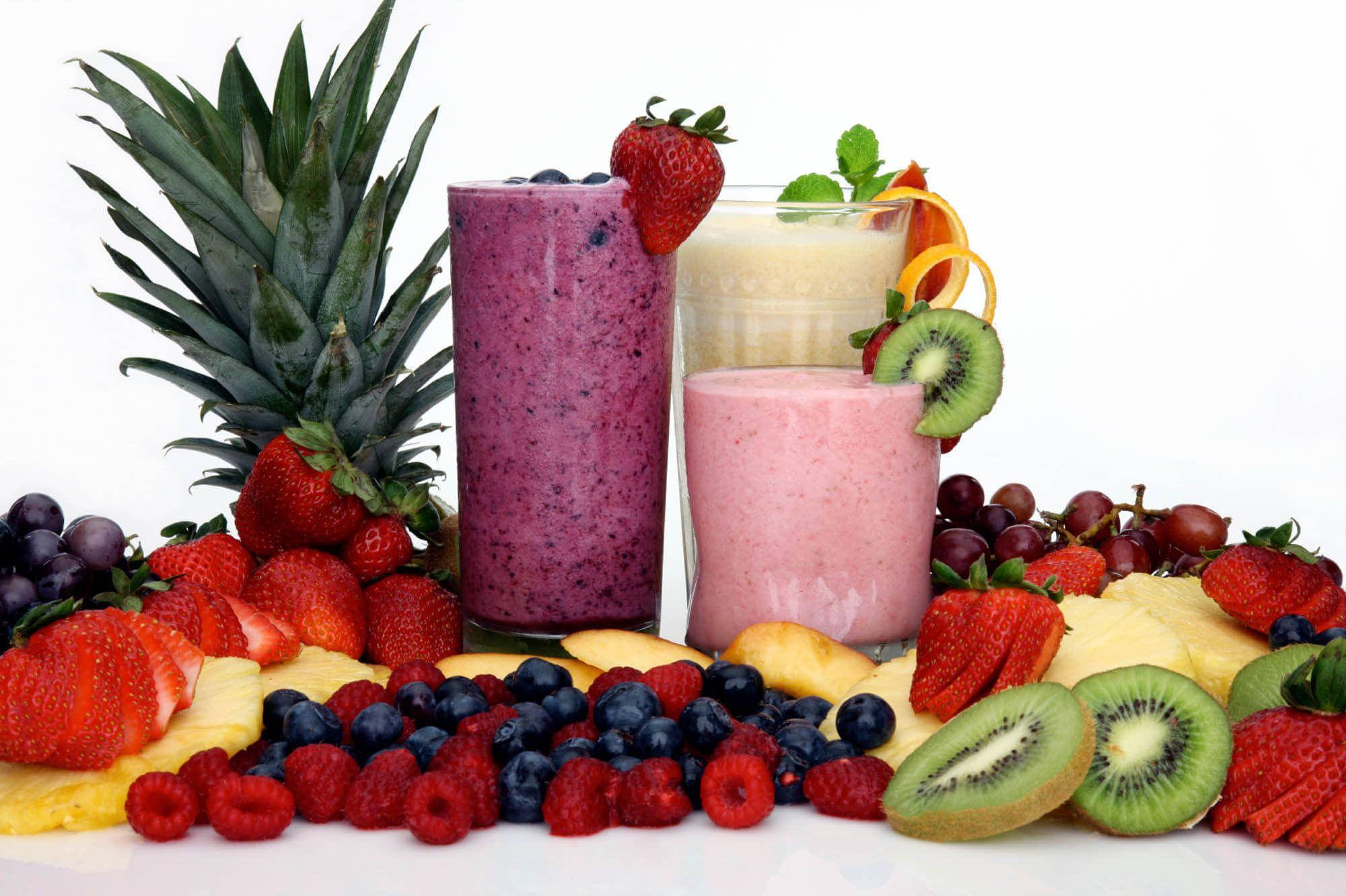 smoothies, assorted flavors, vibrant fruit smoothies, Full HD Desktop Wallpaper