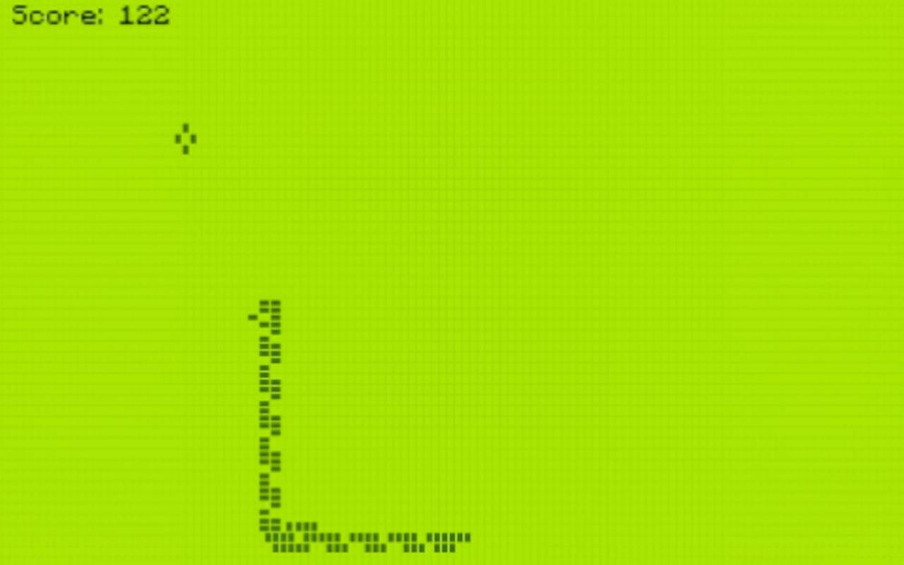 Snake Game, green LCD, retro pixelated, HD Desktop Wallpaper