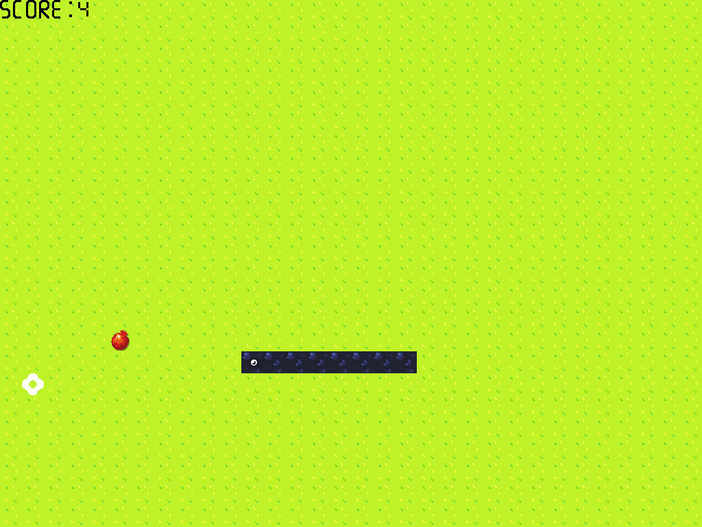 Green Snake Game, red apple, blue snake, SD Desktop Wallpaper