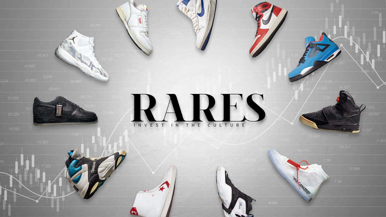 Sneakerhead Collection, RARES INVEST IN THE CULTURE, stock chart, HD Desktop Wallpaper