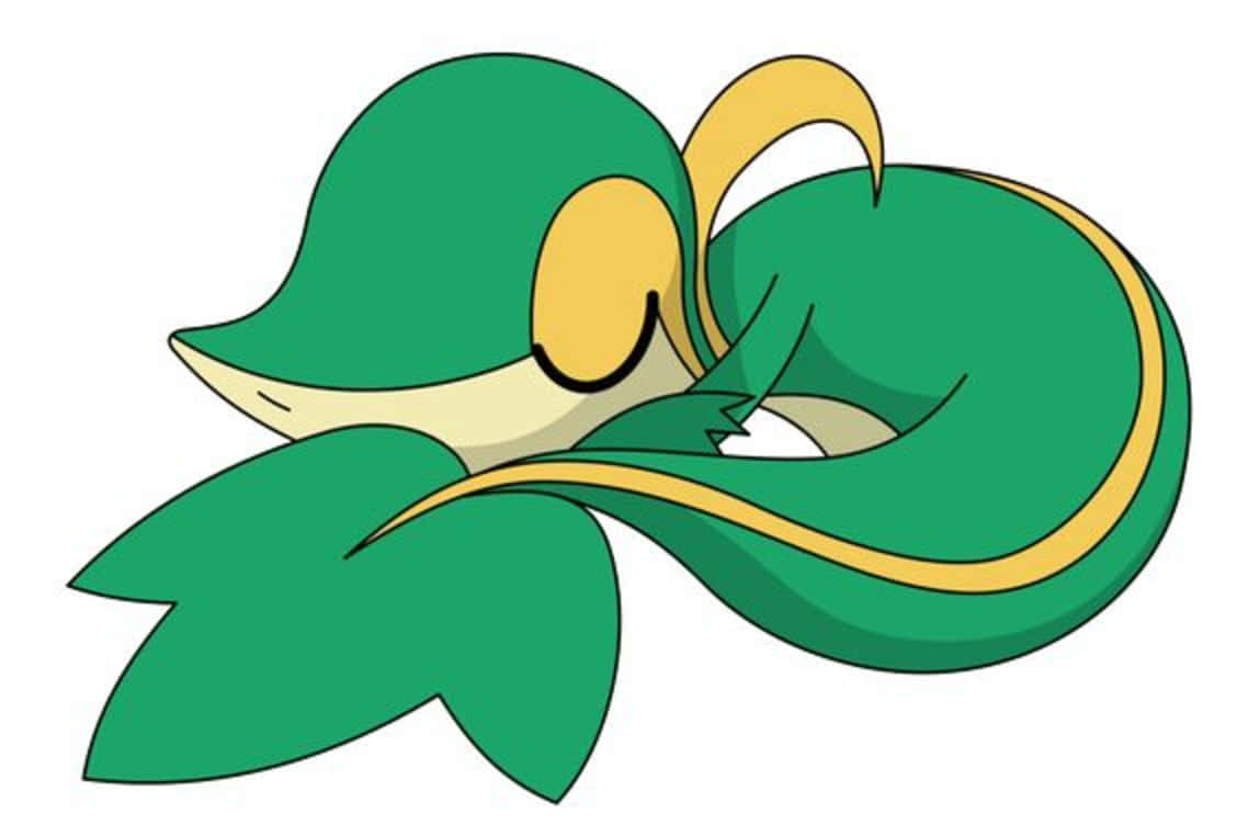 Snivy, cartoon, grass-type Pokémon, SD Desktop Wallpaper
