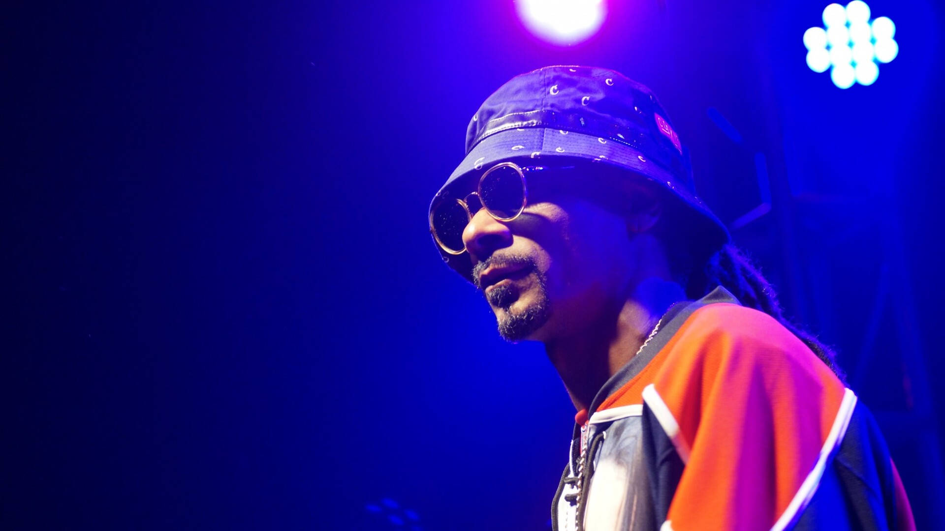 Snoop Dogg, bucket hat, sunglasses, Full HD Desktop Wallpaper