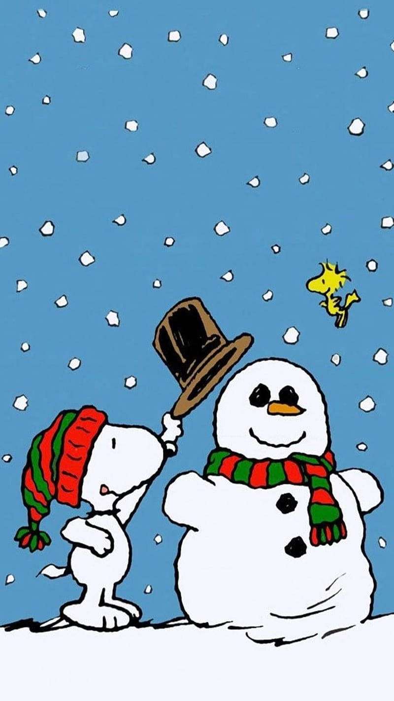 Snoopy, red green hat, top hat, HD Phone Wallpaper