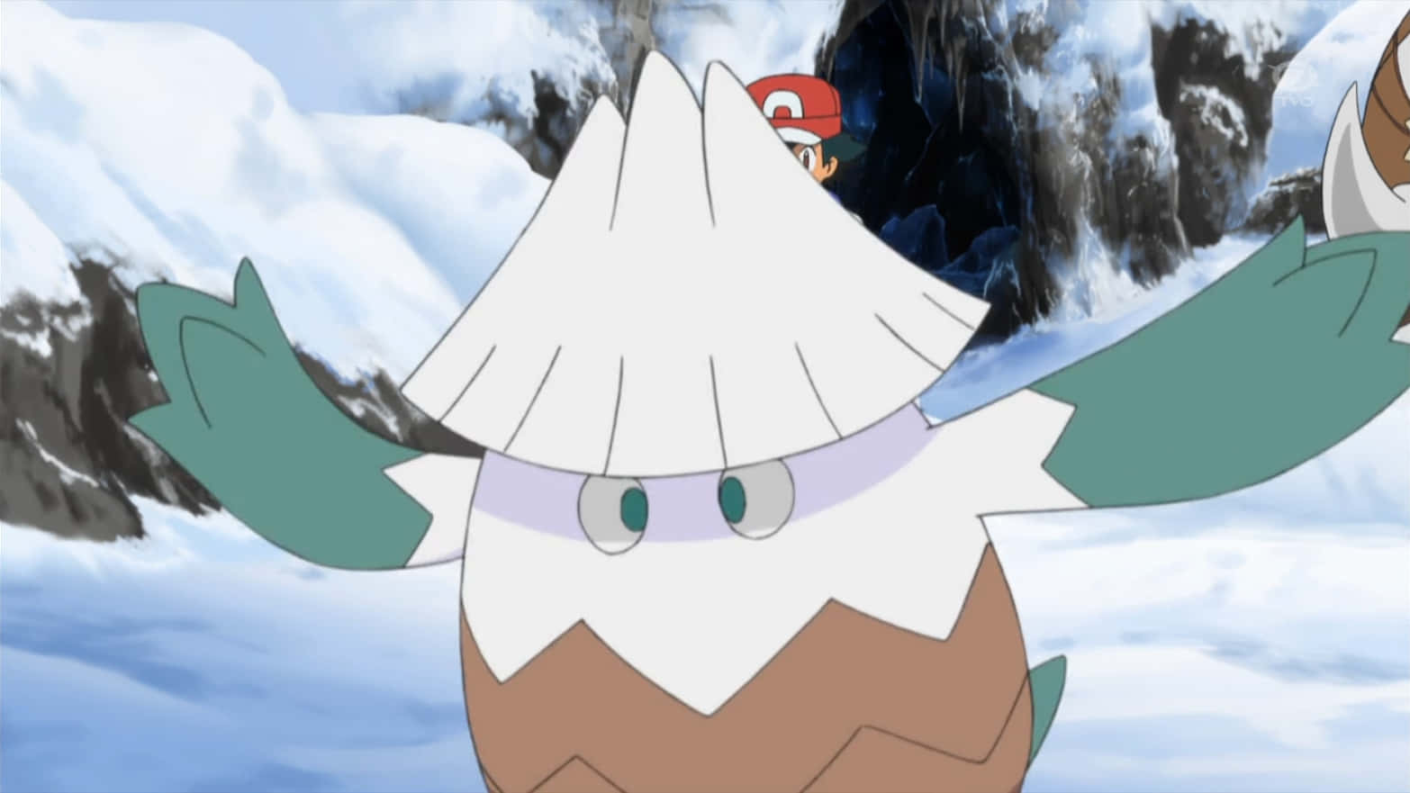 Snover, snow-covered, anime, HD Desktop Wallpaper
