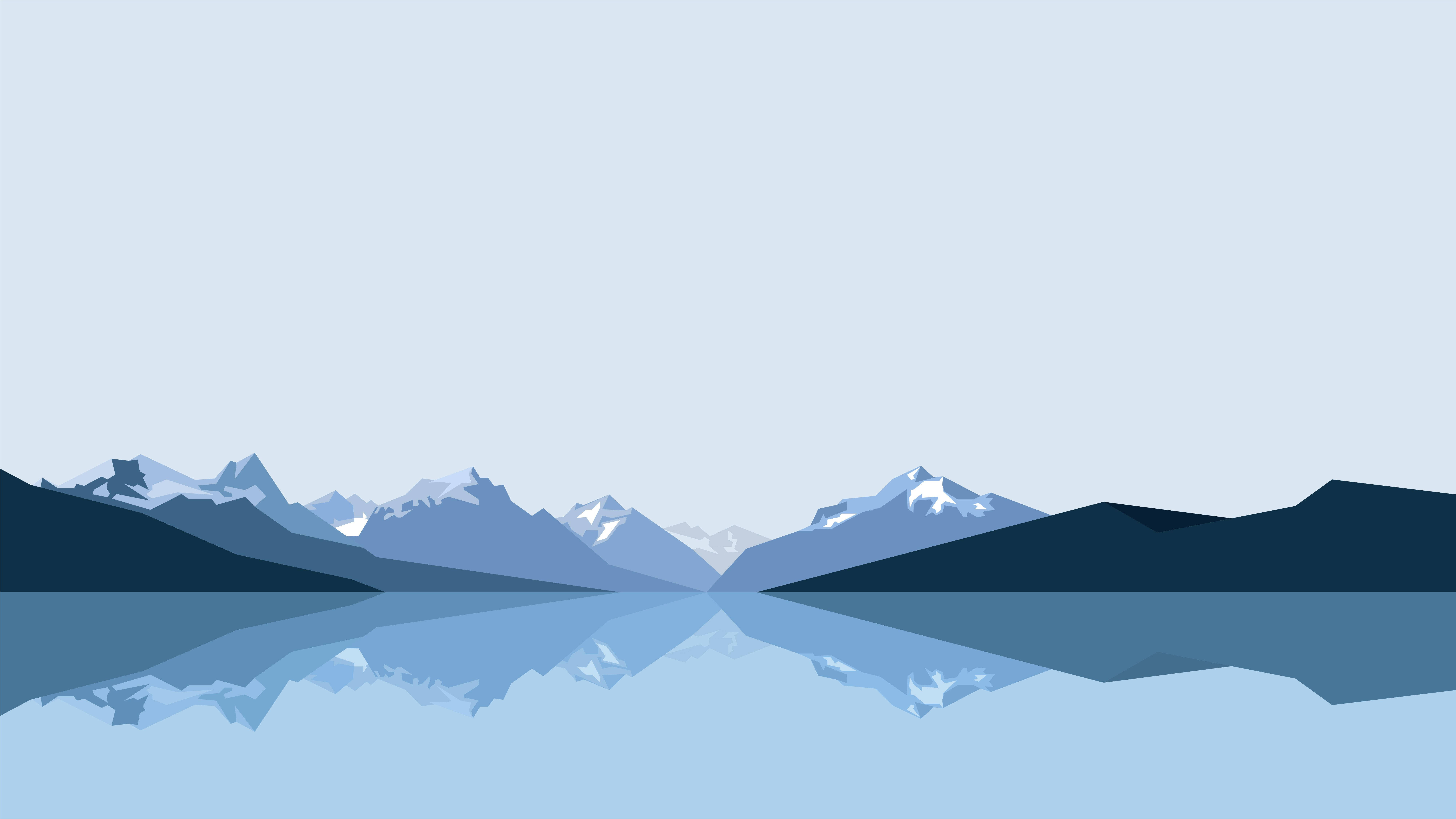 snowy mountains, mountain range, snow-capped peaks, 8K Desktop Wallpaper