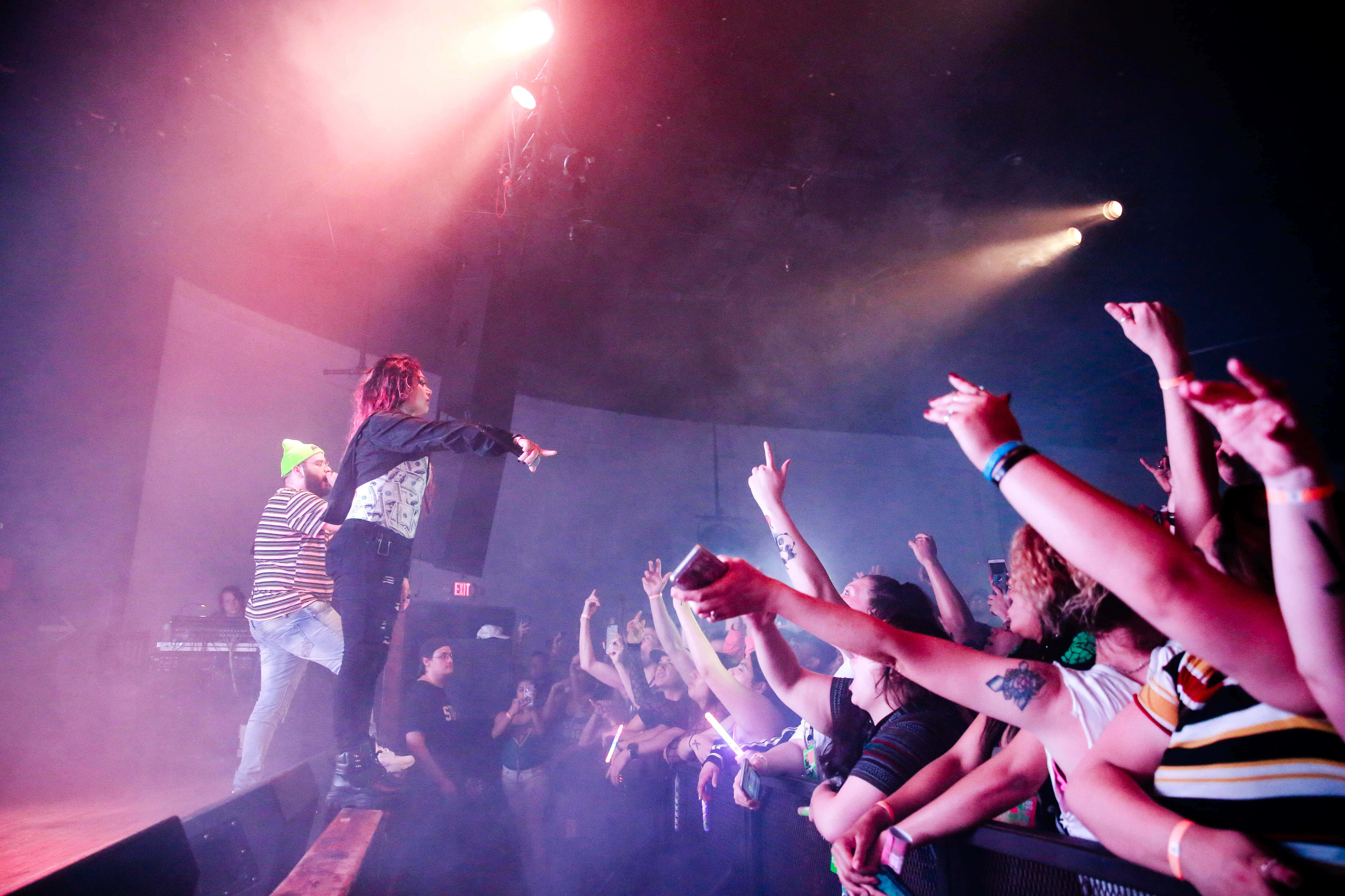 Snow Tha Product, concert performance, red hair, 5K Desktop Wallpaper
